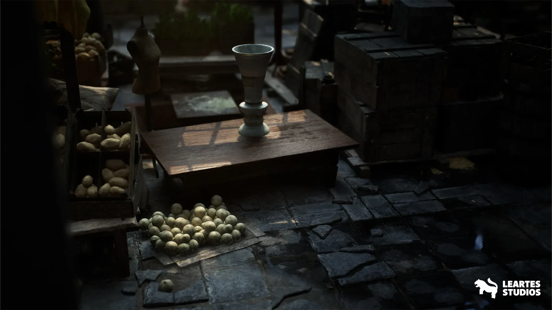 Victorian Market in Abandoned Factory Building