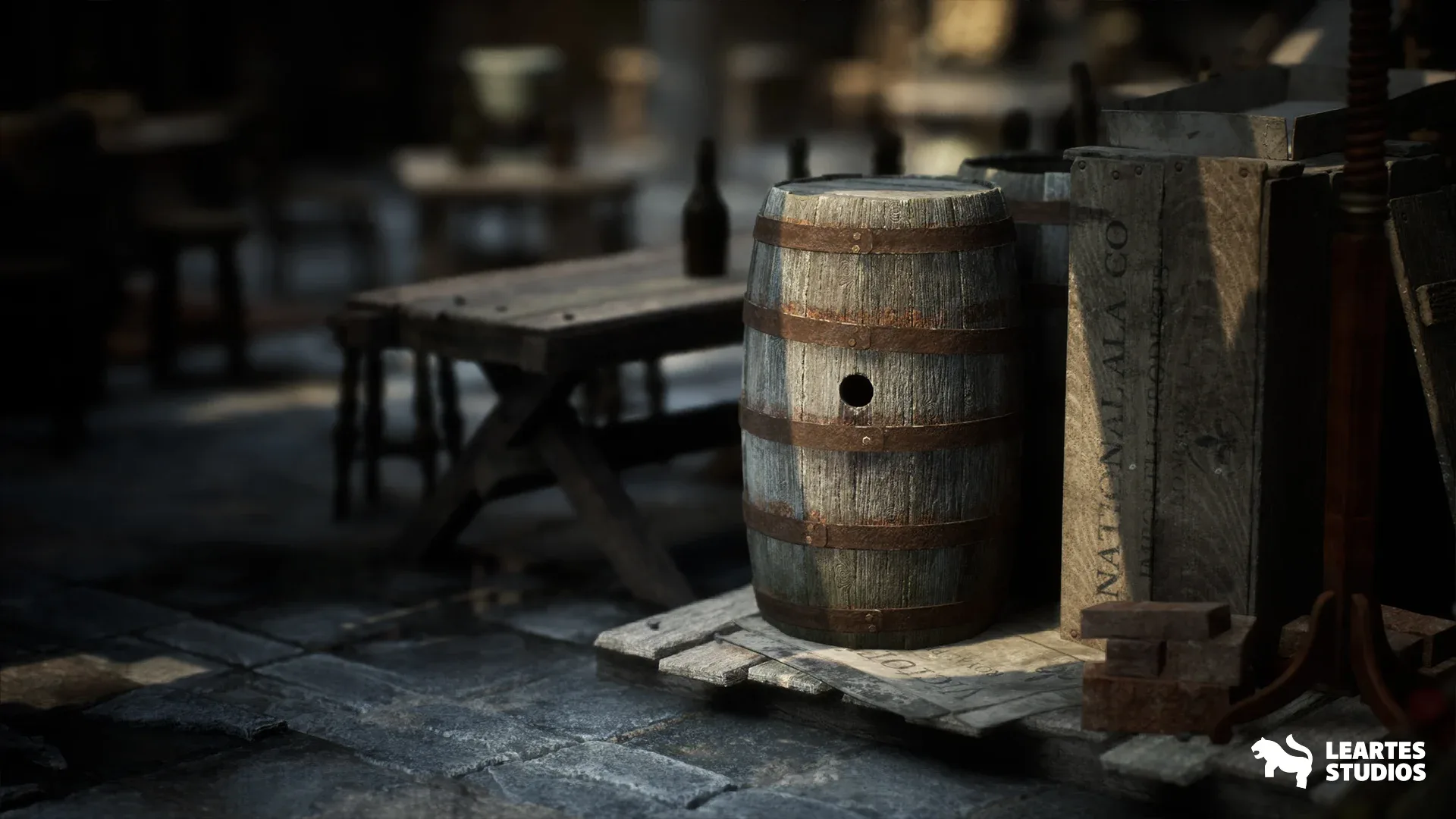 Victorian Market in Abandoned Factory Building