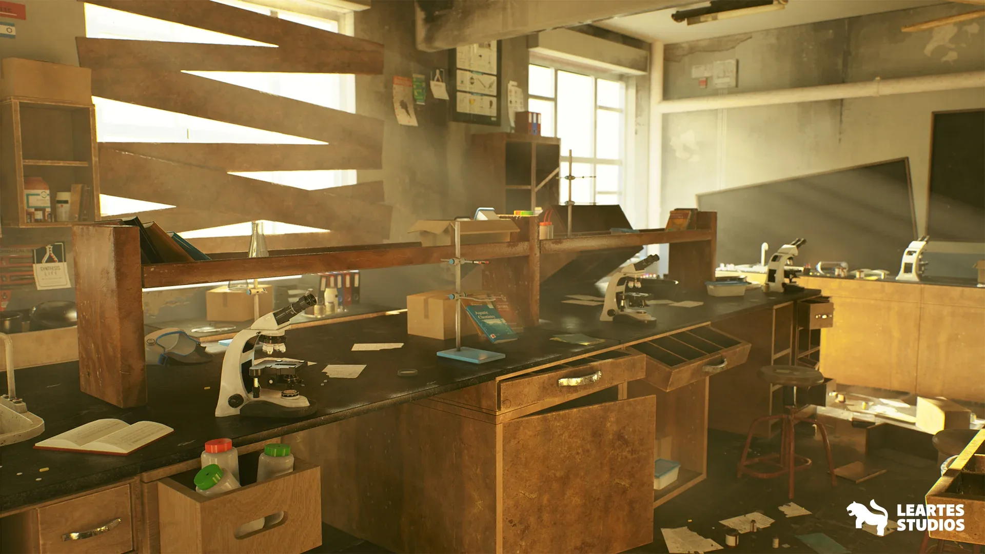 Abandoned Chemistry Classroom