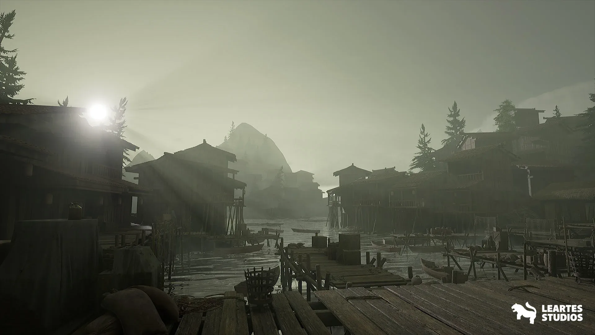Asian Fishing Village Environment
