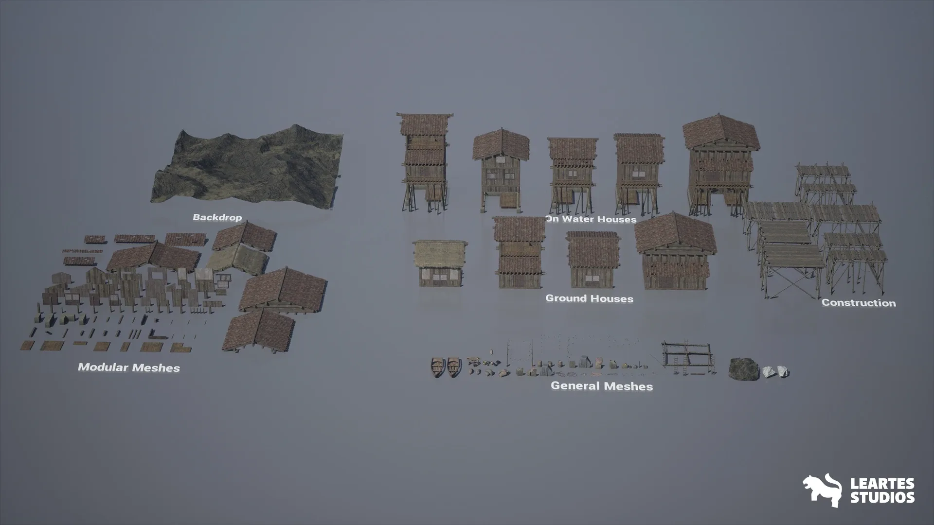 Asian Fishing Village Environment