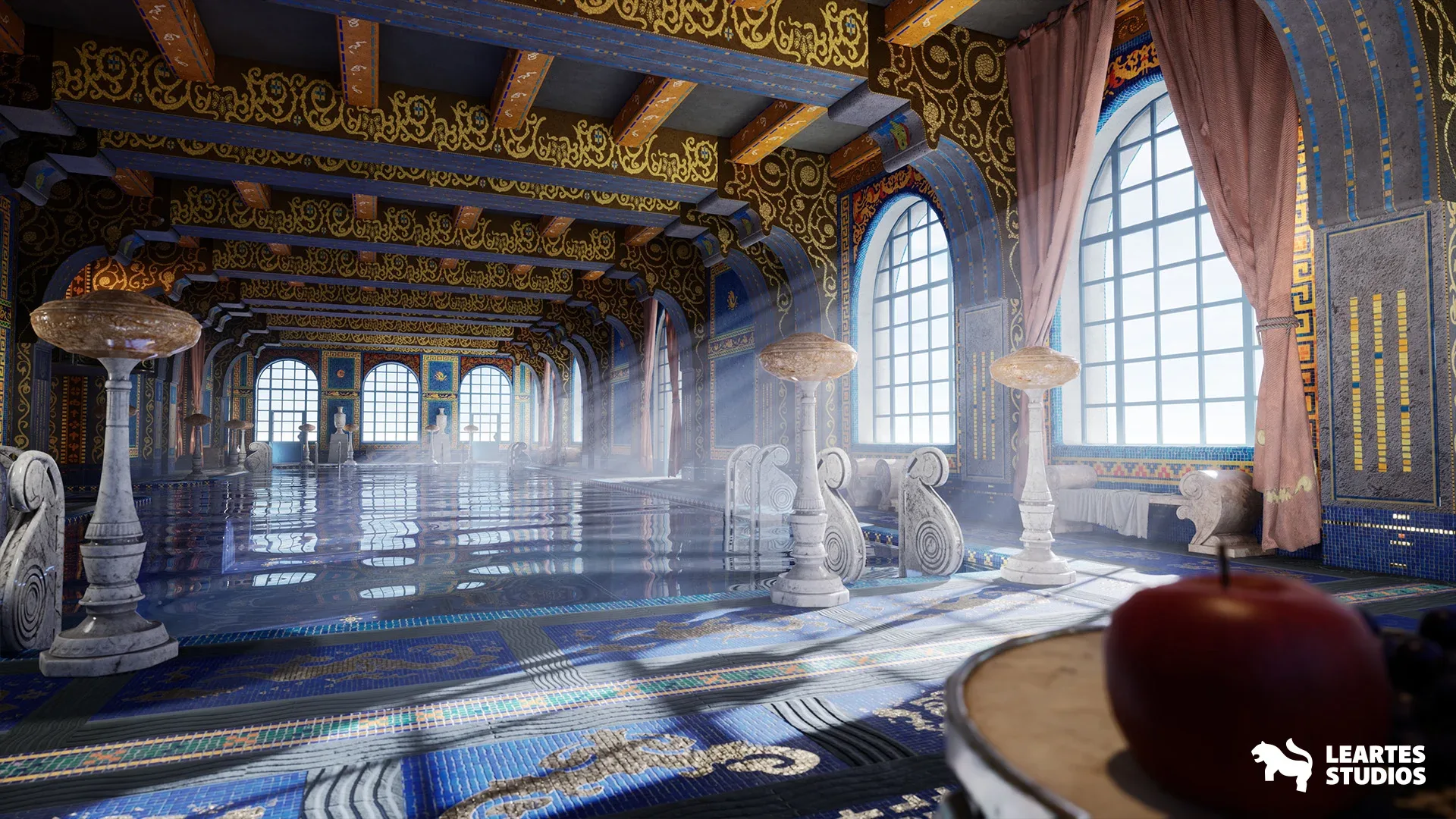 Roman Swimming Pool Environment