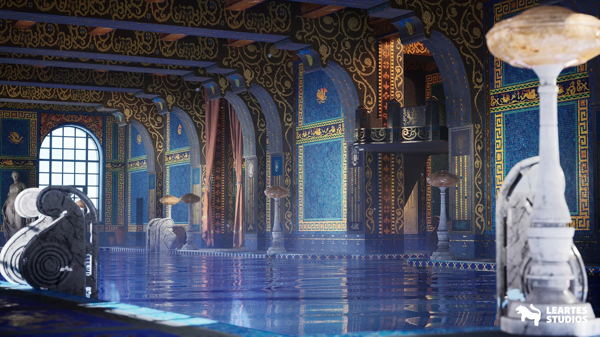 Roman Swimming Pool Environment