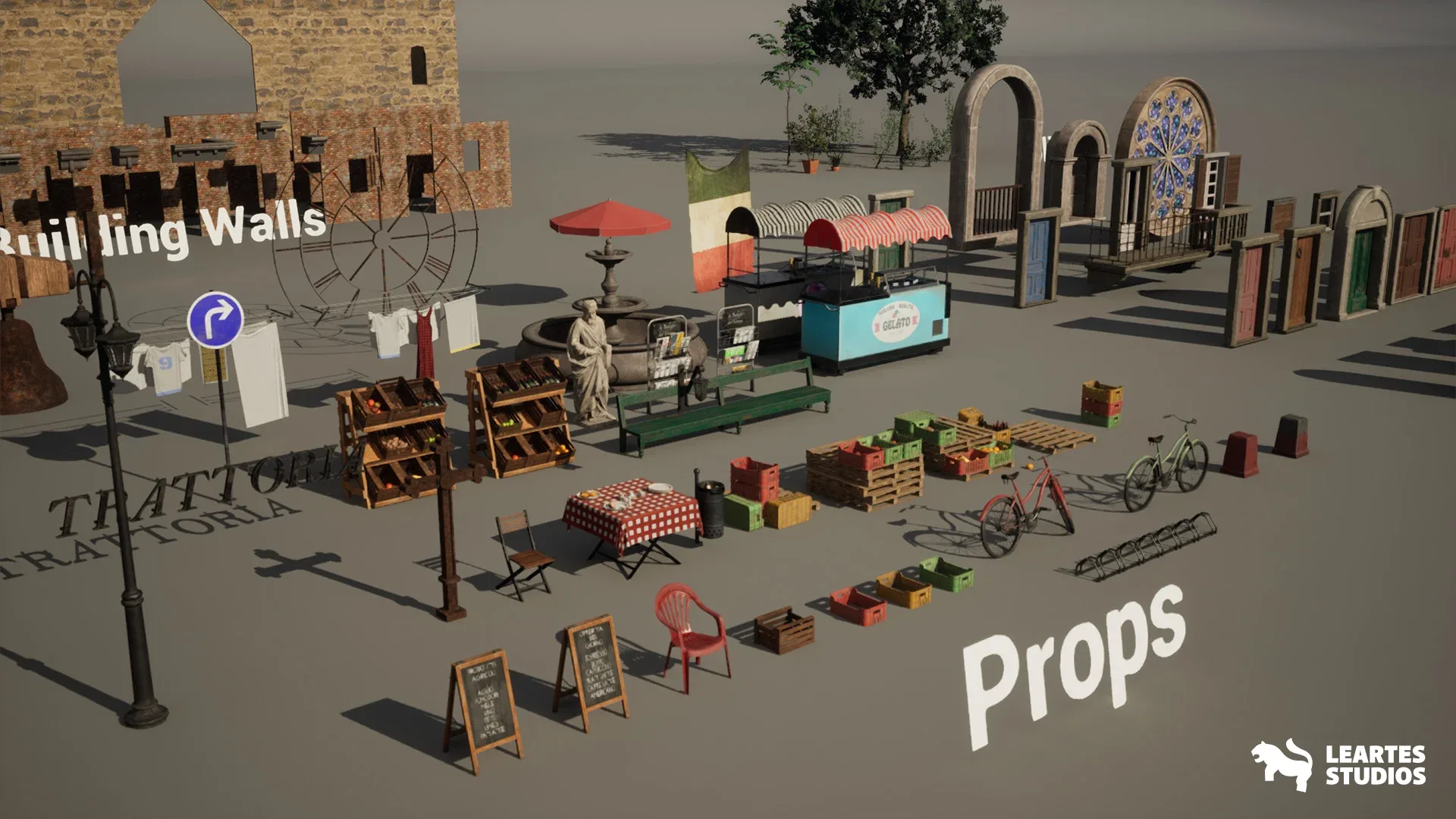 Italian Alley Environment