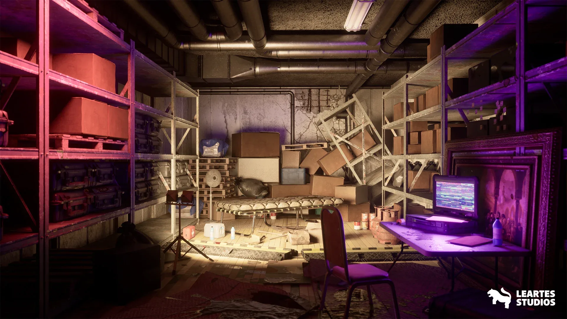 Command Center Interior Environment