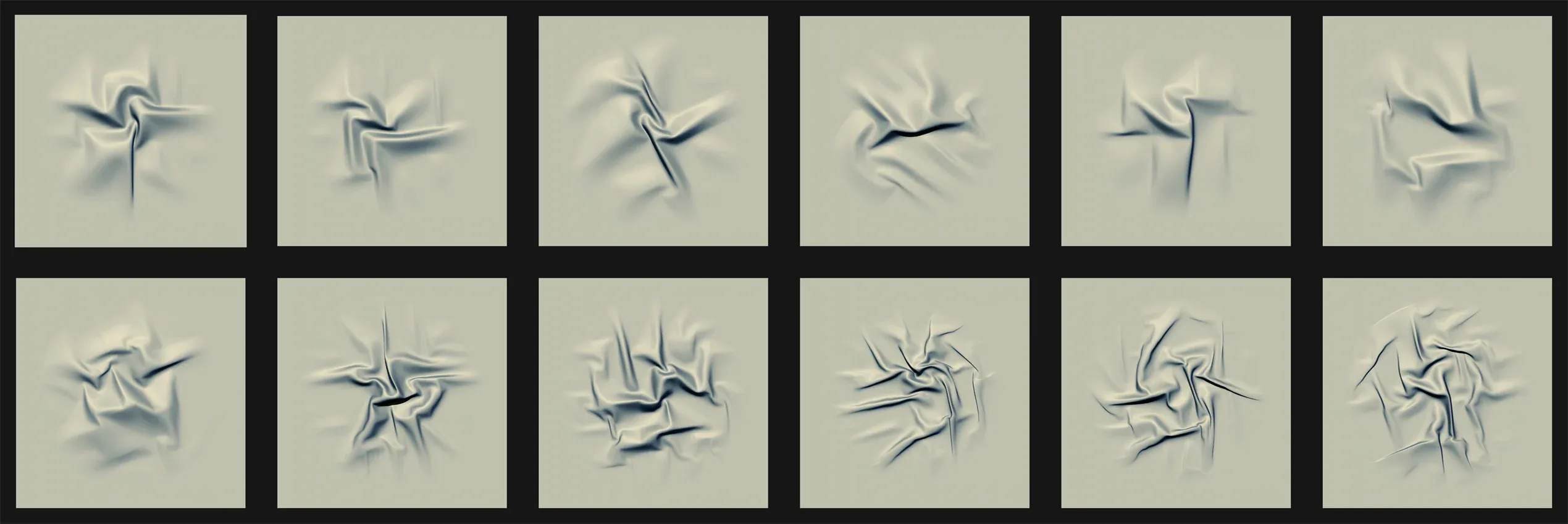 Cloth Wrinkles VDM Brushes + Alpha Vol 1