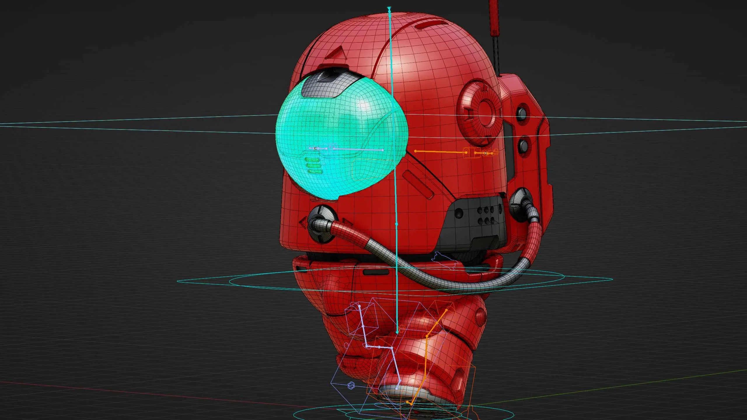 AMONG US CHARACTER b Auto-Rig Pro Rigged For Mixamo, Unreal Engine Unity