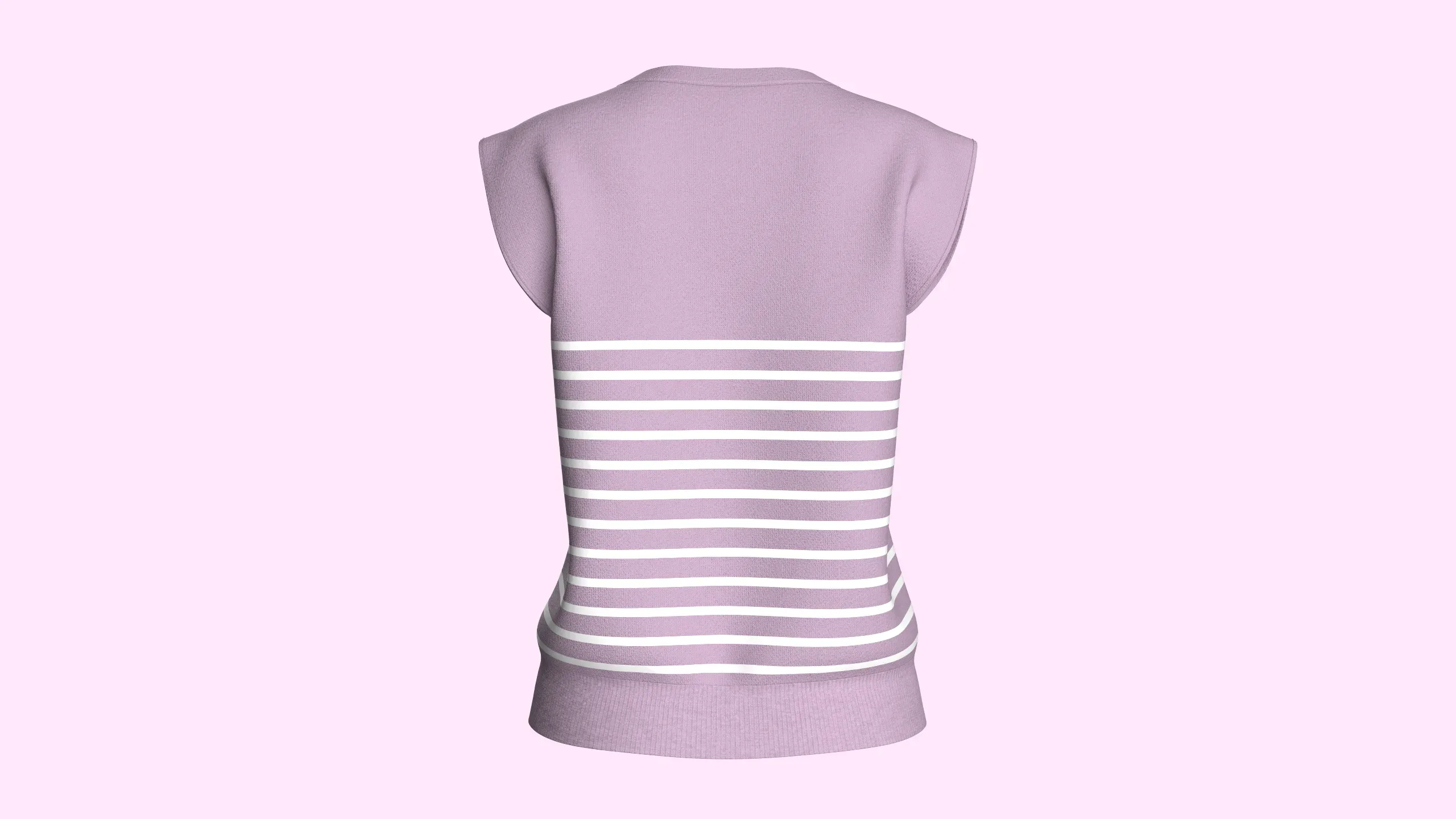 Girls Sleeveless Top | Marvelous / Clo3d / obj