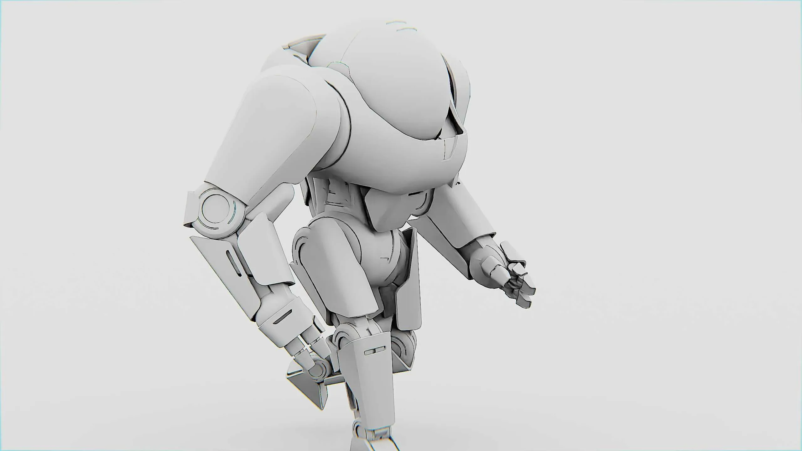 APPLE BOT Auto-Rig Pro Rigged For Mixamo, Unreal Engine, Unity