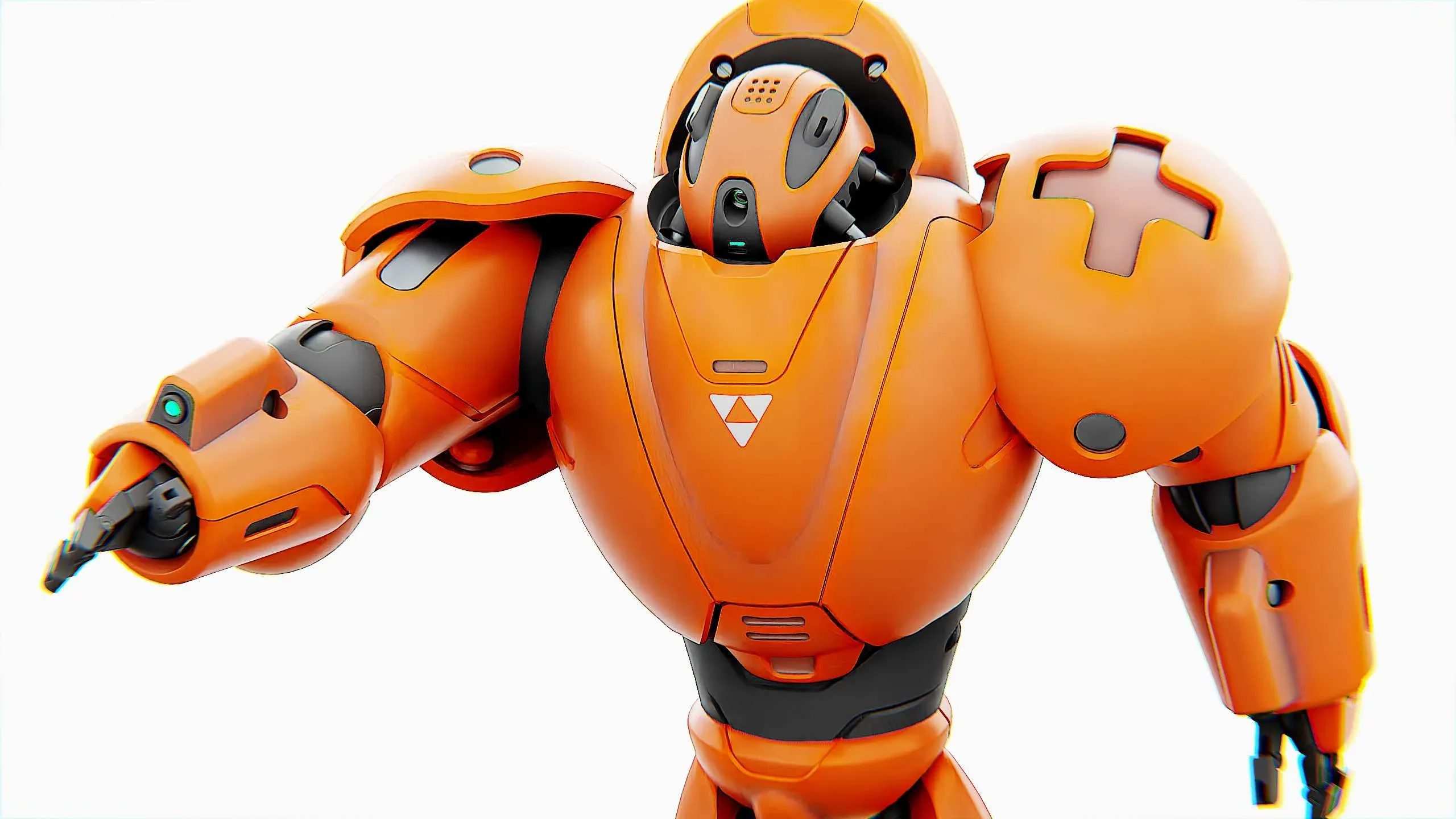 COMBAT DROID M-3000 Auto-Rig Pro Rigged For Mixamo, Unreal Engine, Unity