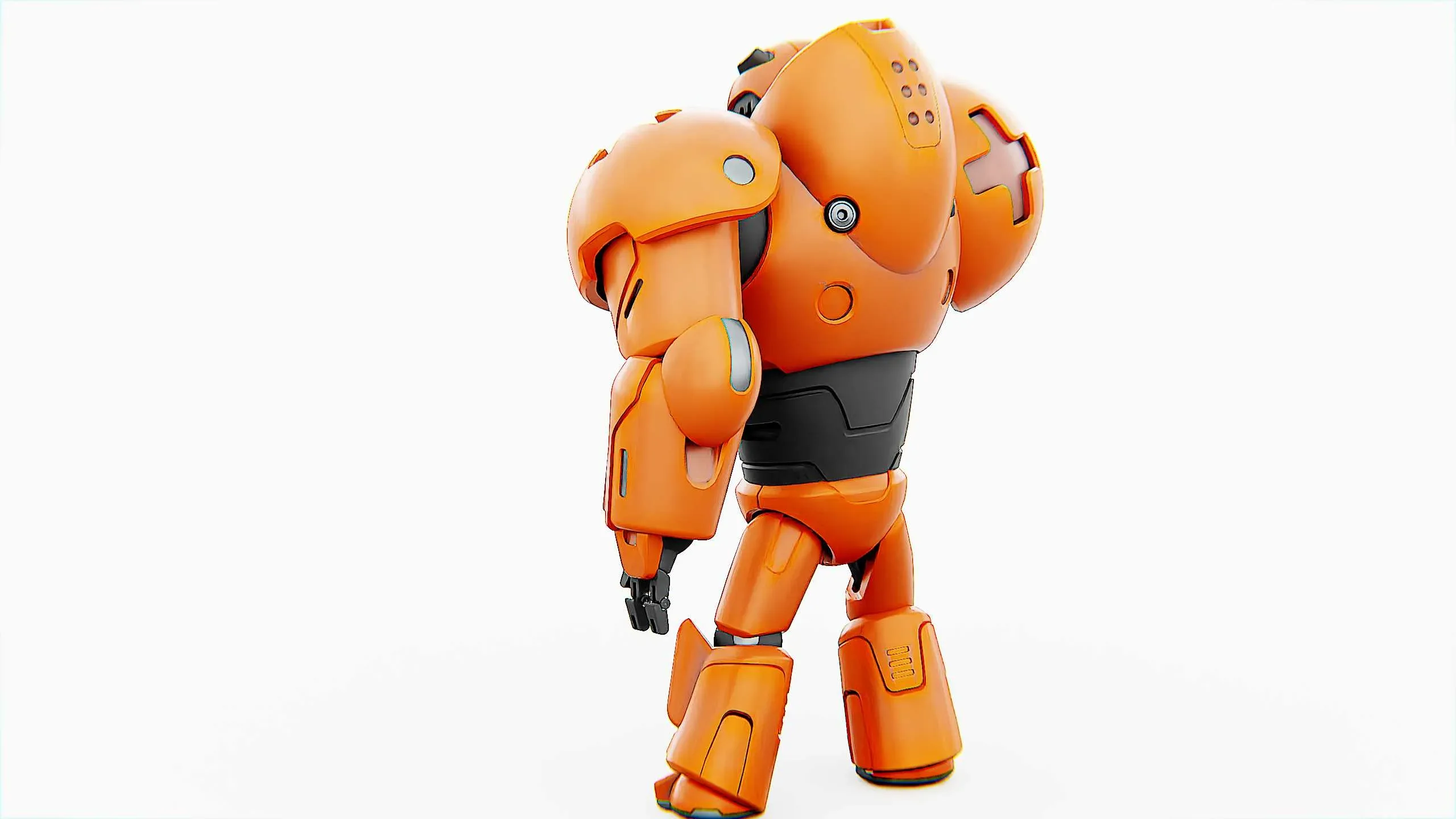 COMBAT DROID M-3000 Auto-Rig Pro Rigged For Mixamo, Unreal Engine, Unity