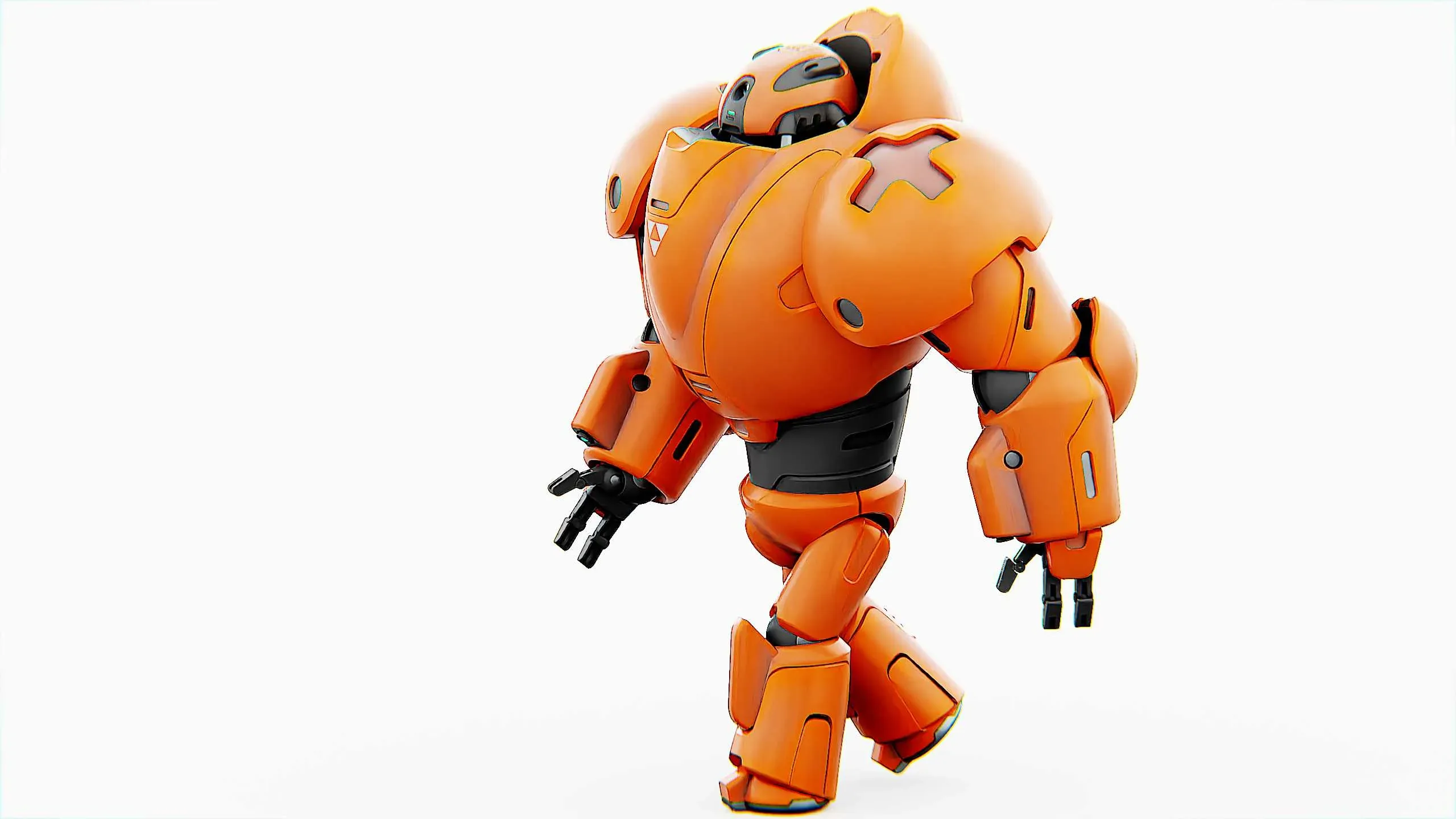 COMBAT DROID M-3000 Auto-Rig Pro Rigged For Mixamo, Unreal Engine, Unity