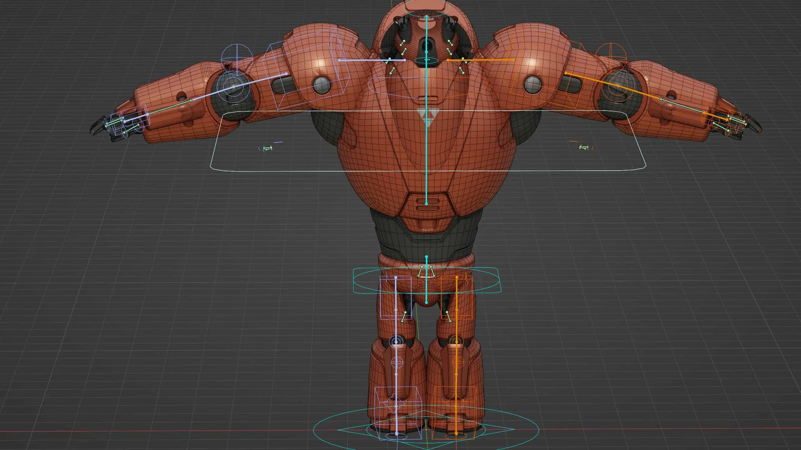 COMBAT DROID M-3000 Auto-Rig Pro Rigged For Mixamo, Unreal Engine, Unity