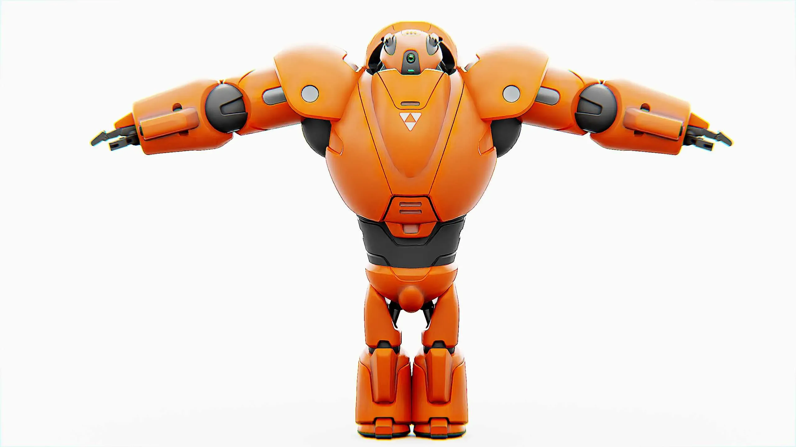 COMBAT DROID M-3000 Auto-Rig Pro Rigged For Mixamo, Unreal Engine, Unity