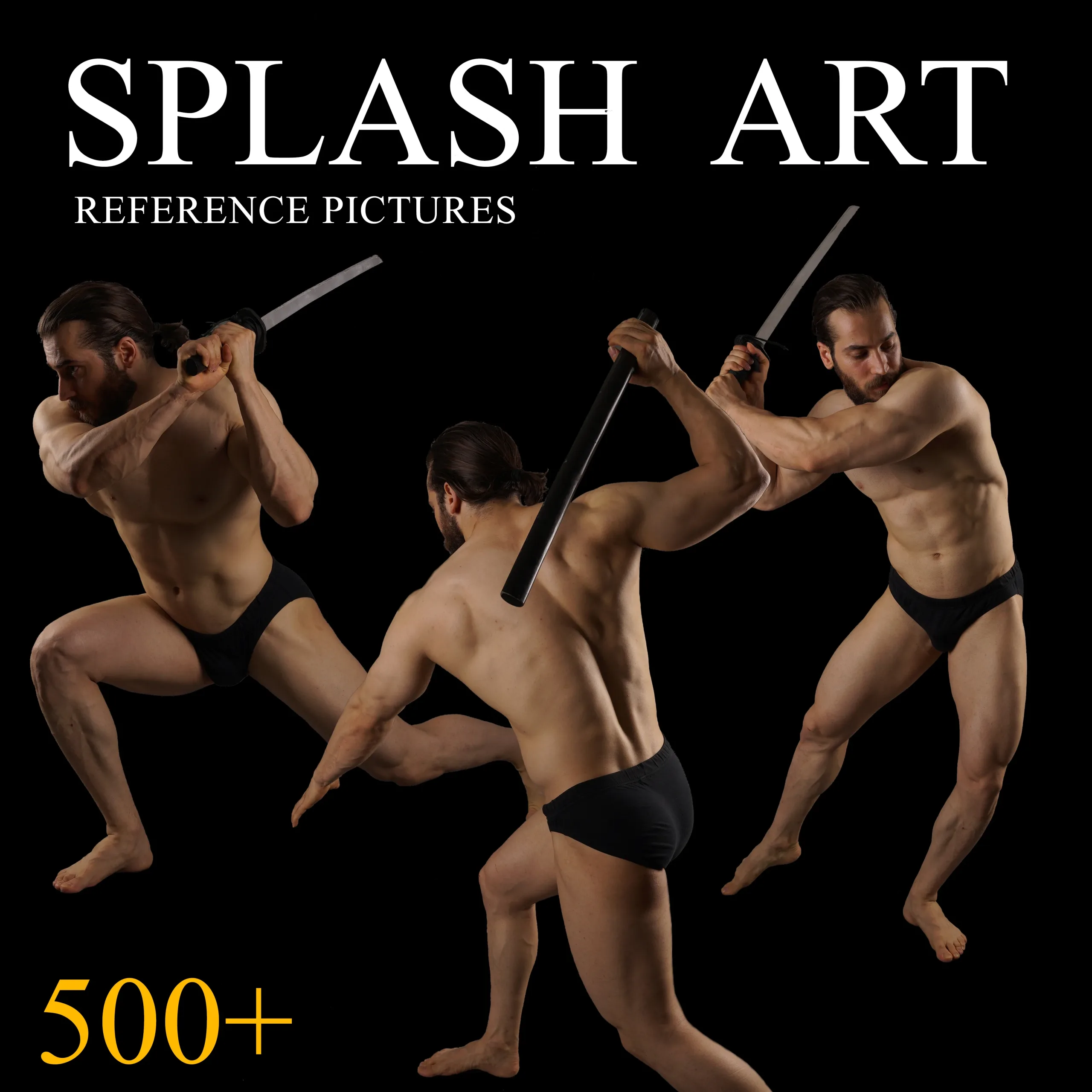 500+ Male Splash Art Pose Reference Pictures