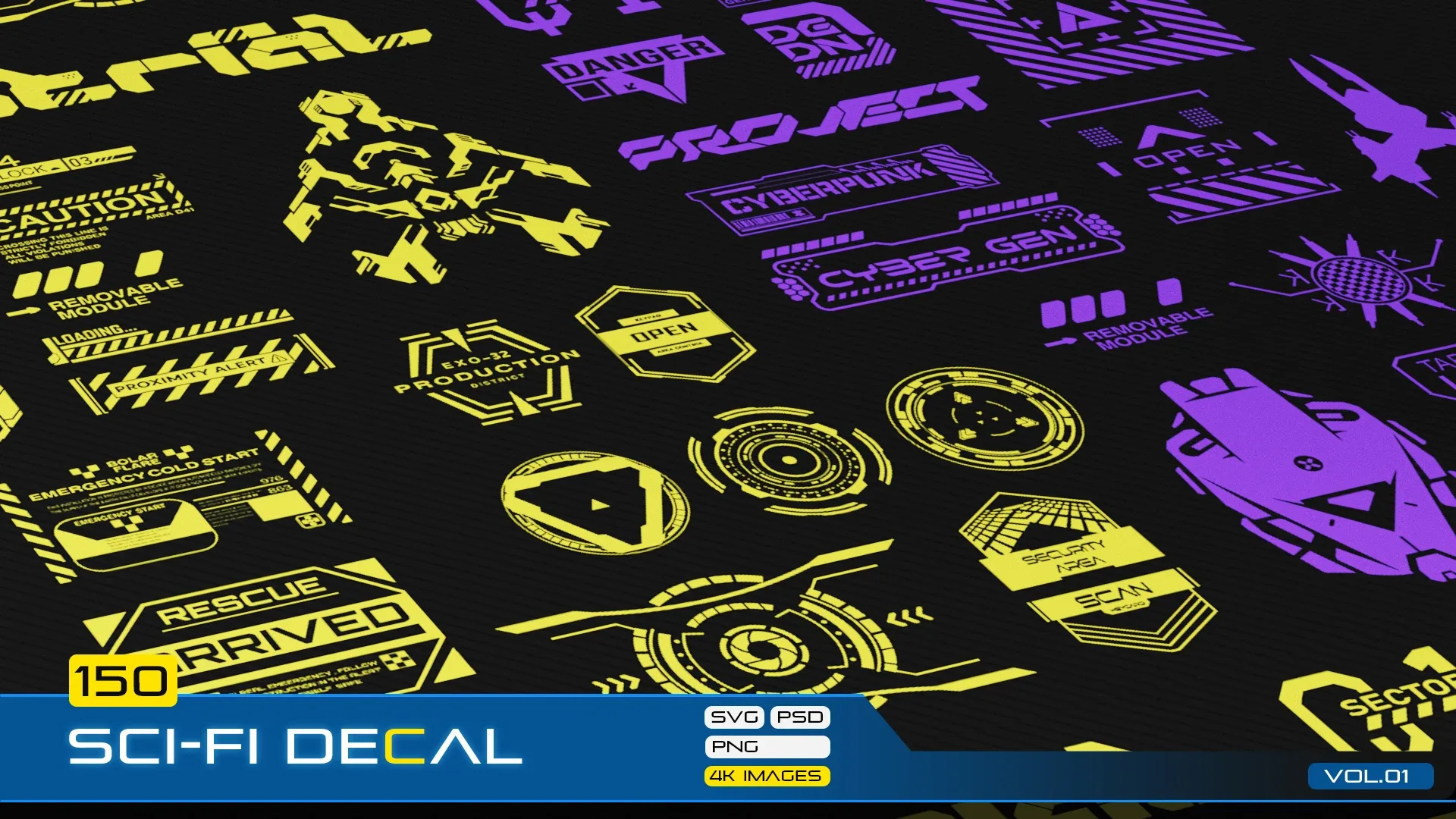 150 SCI-FI DECAL VOL.01