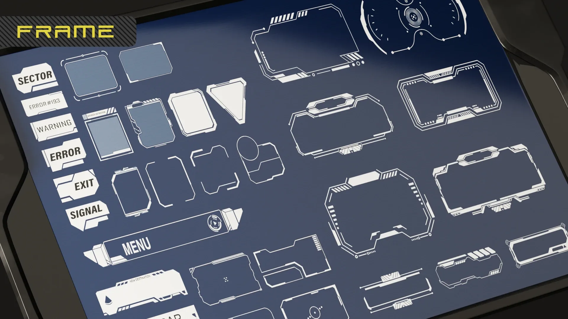 150 SCI-FI UI-HUD DECAL VOL.02
