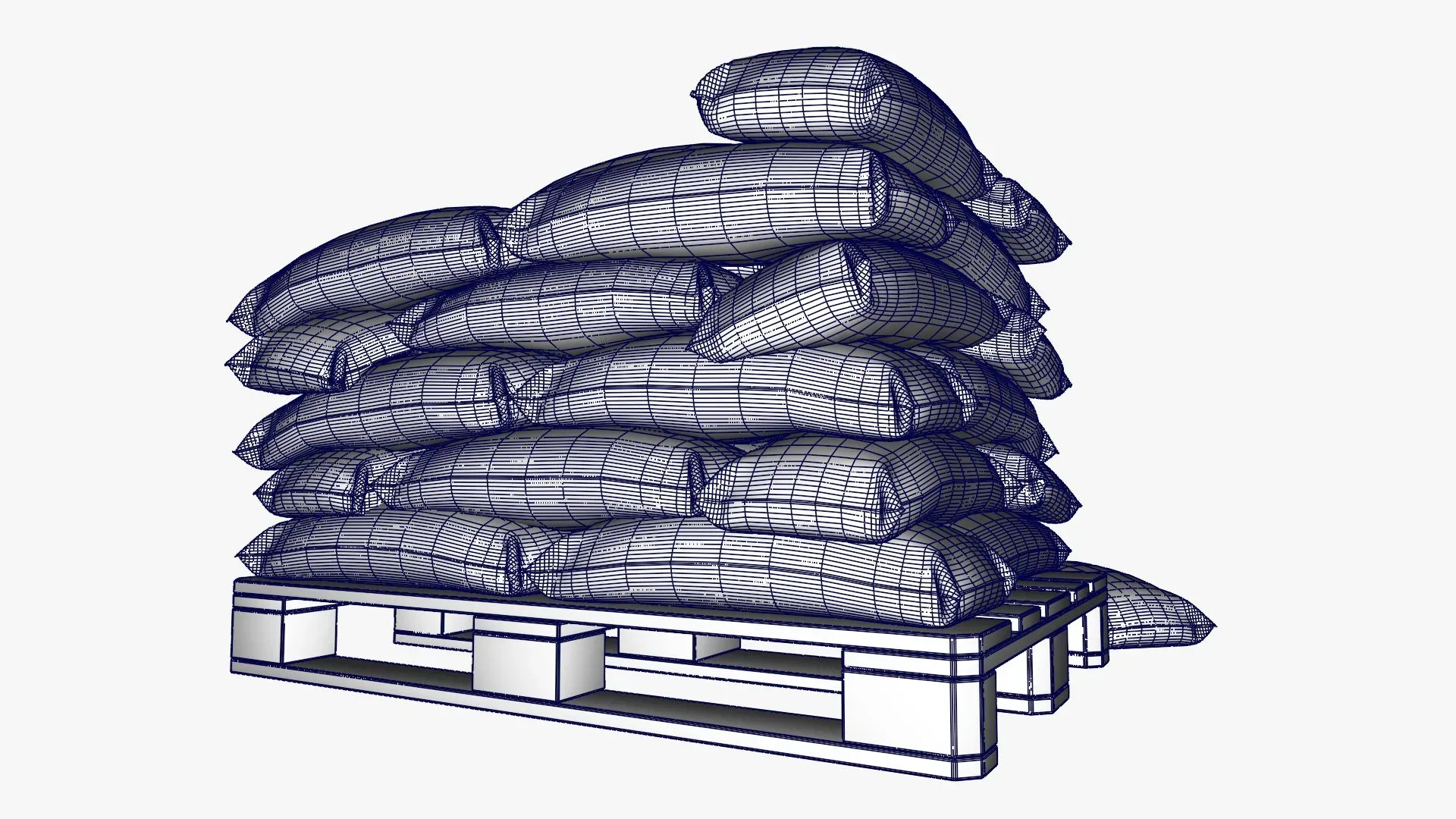 Pellet fuel sacks