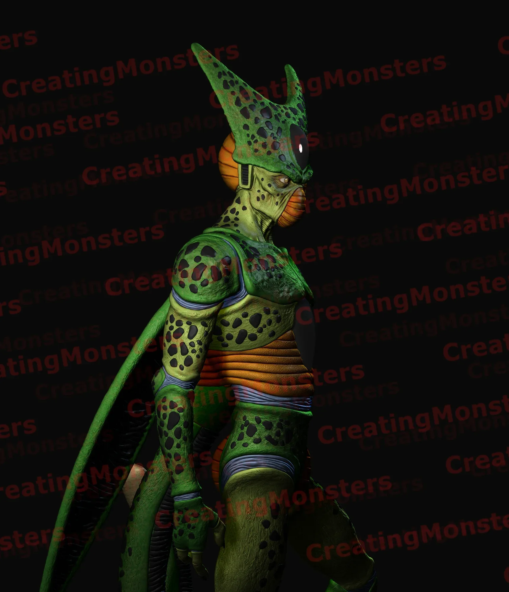 CELL FIRST FORM DRAGON BALL Z STL