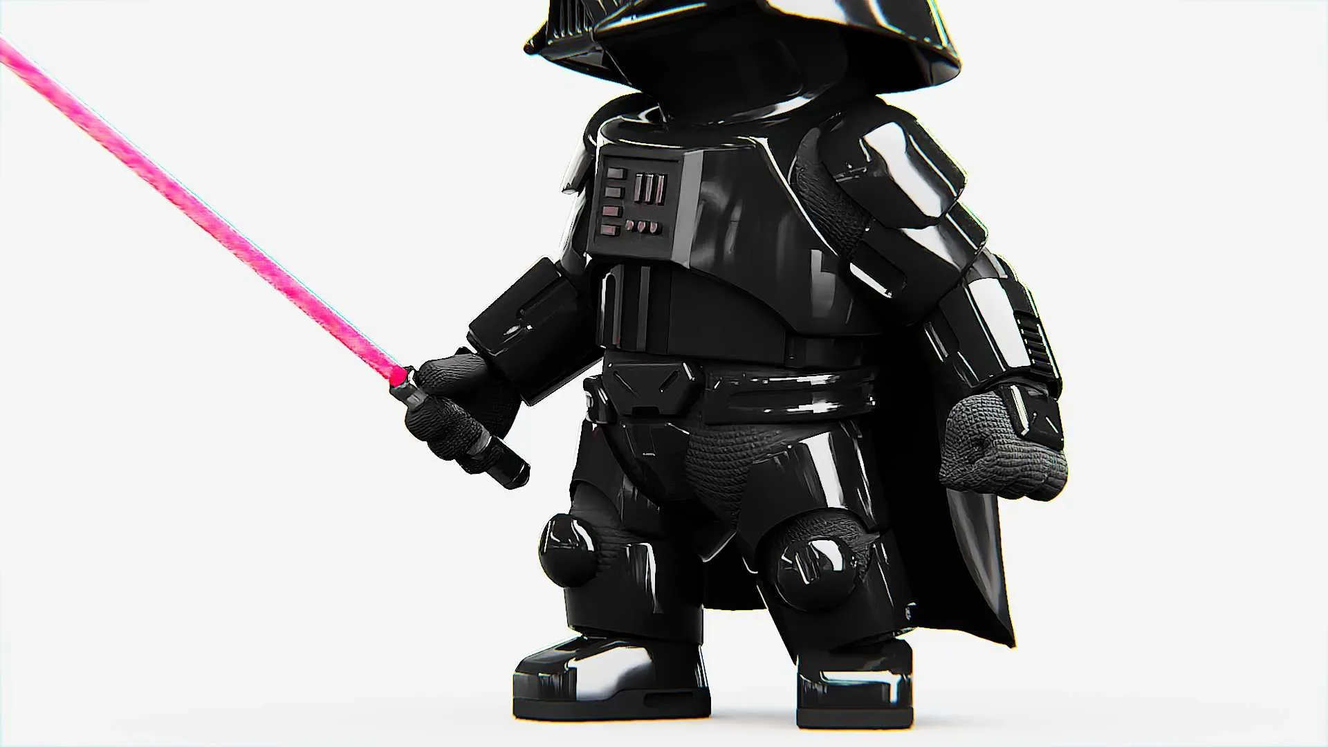 Toon Vader-B Auto-Rig Pro Rigged For Mixamo, Unreal Engine-Unity