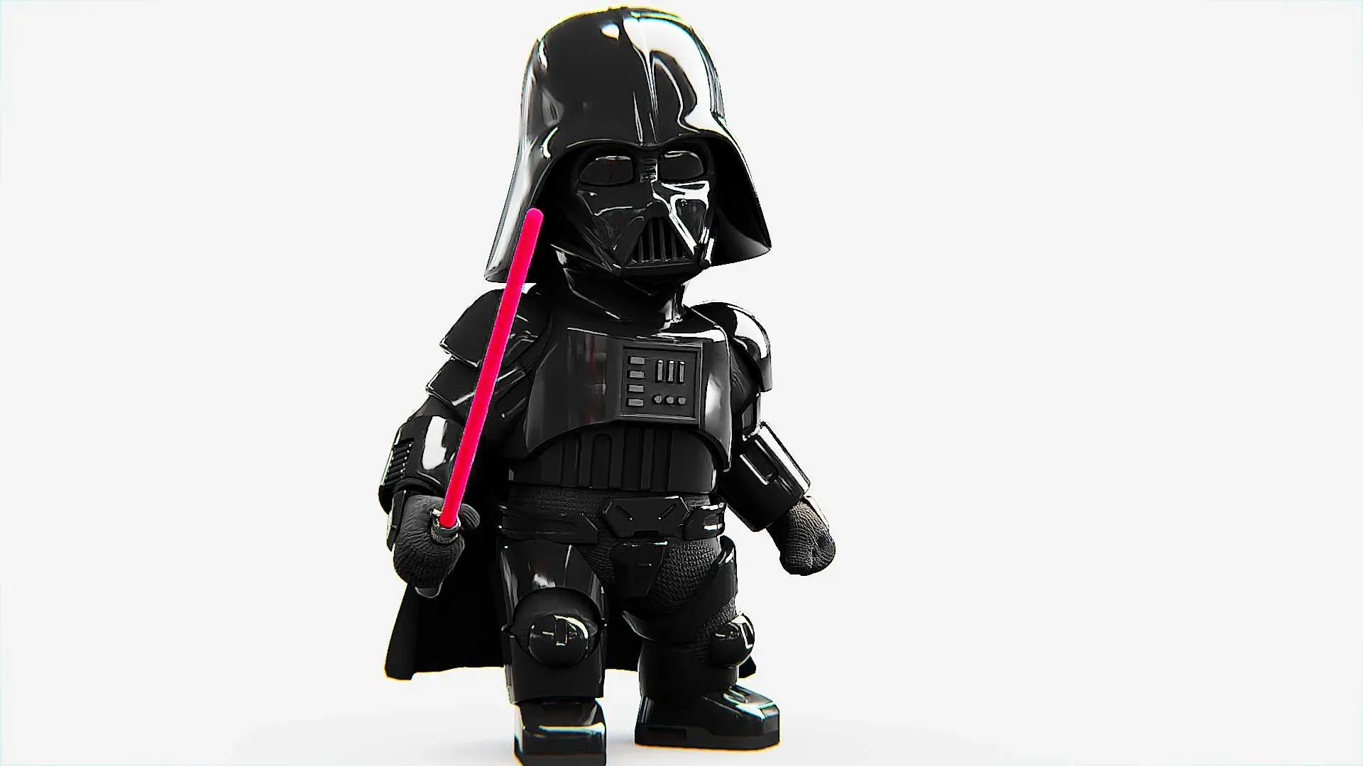 Toon Vader-B Auto-Rig Pro Rigged For Mixamo, Unreal Engine-Unity