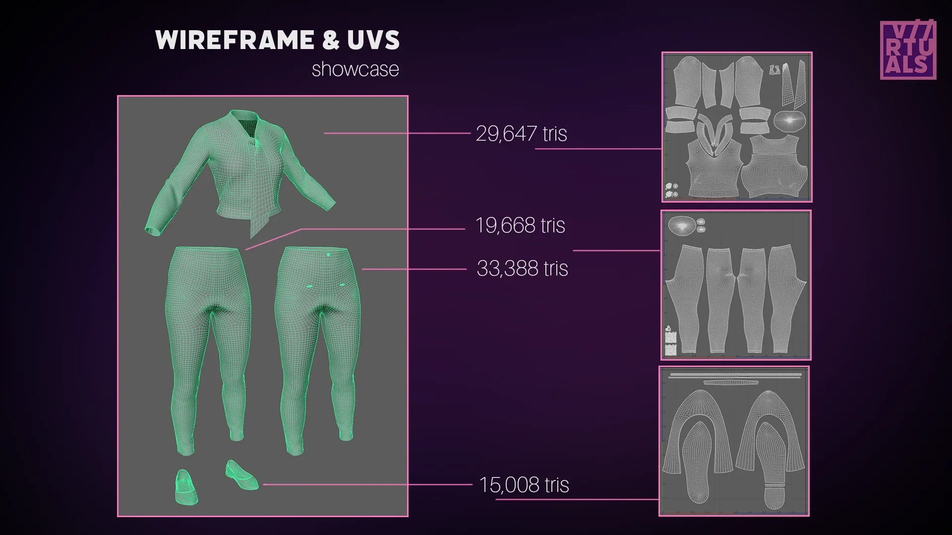 Clothes for Metahumans, Rigged - UnrealEngine5 - "NIA" Female Urban Casual Chic