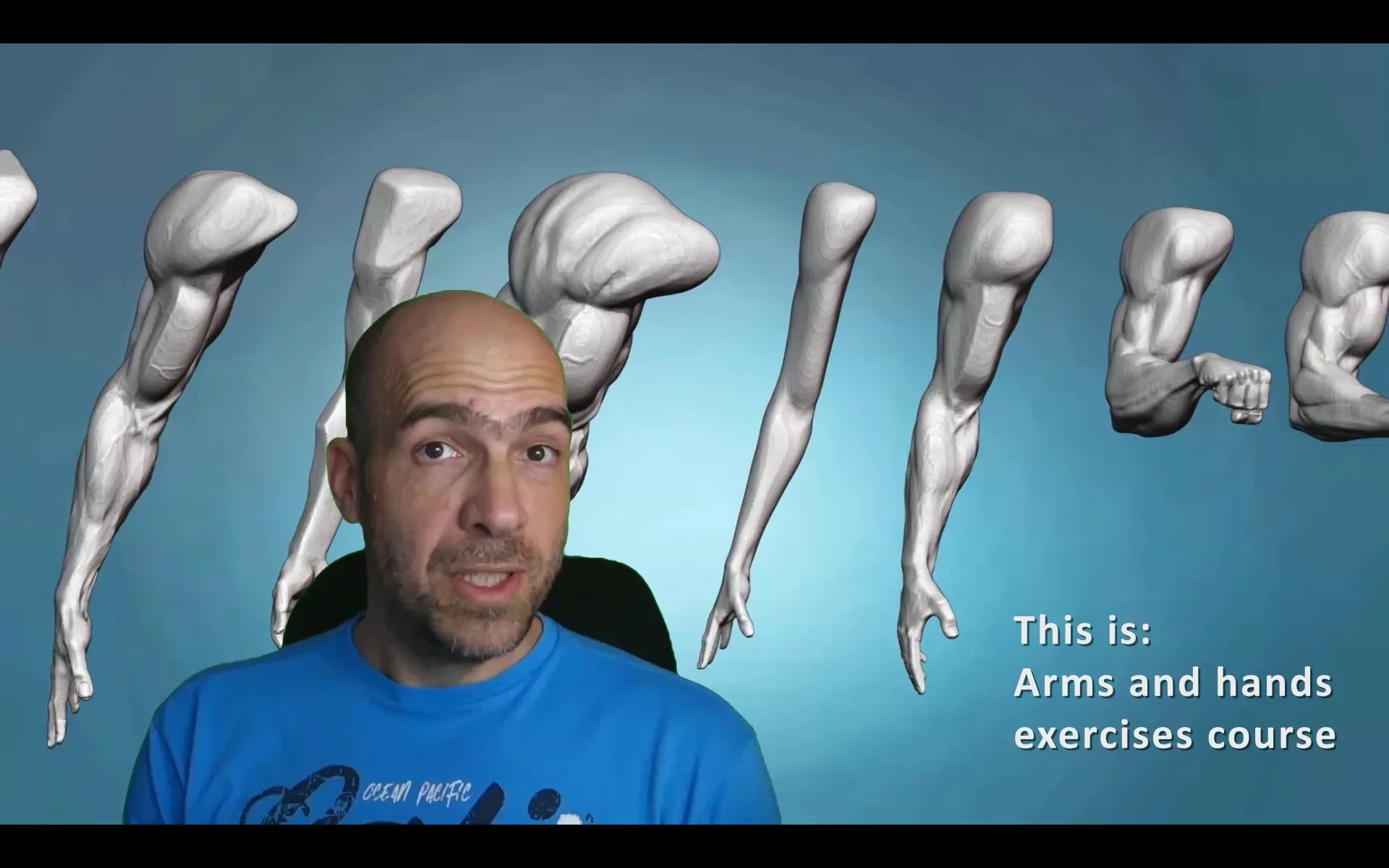 Arm and hand anatomy exercises course