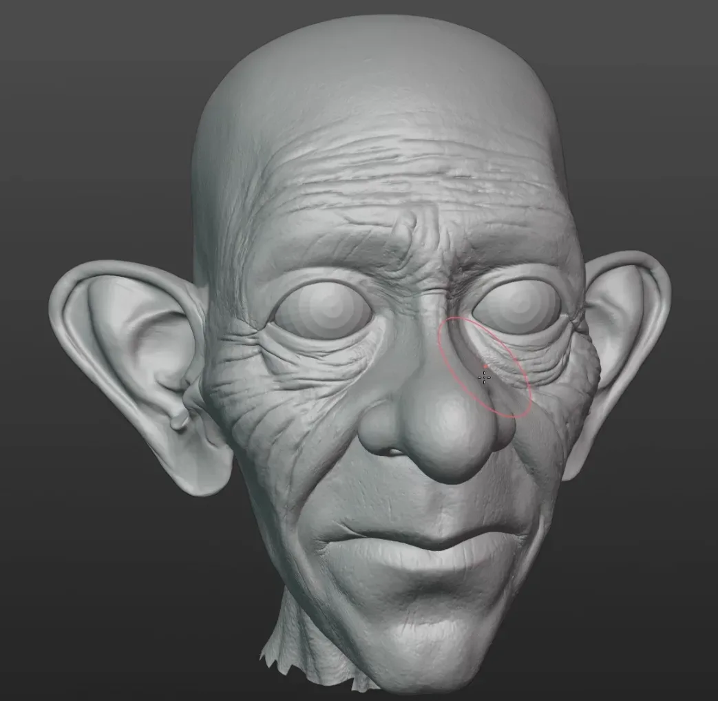 Old Stylized Character in Blender