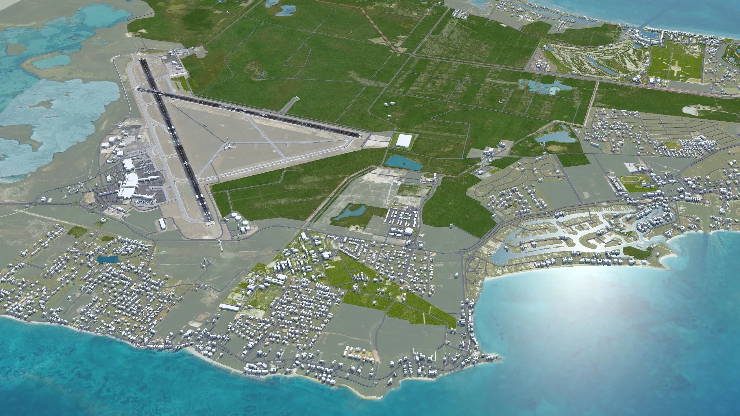 Lynden Pindling International Airport Nassau 15km