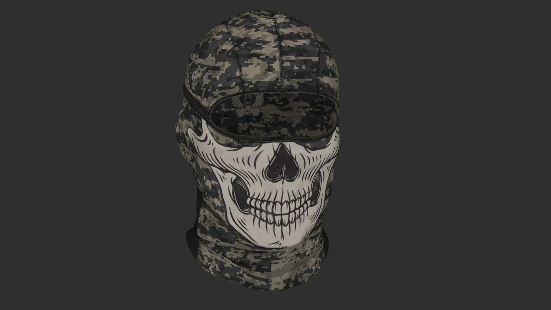 Balaclava 3D Scan PBR Game Assets for DAZ Marvelous Designer OBJ FBX
