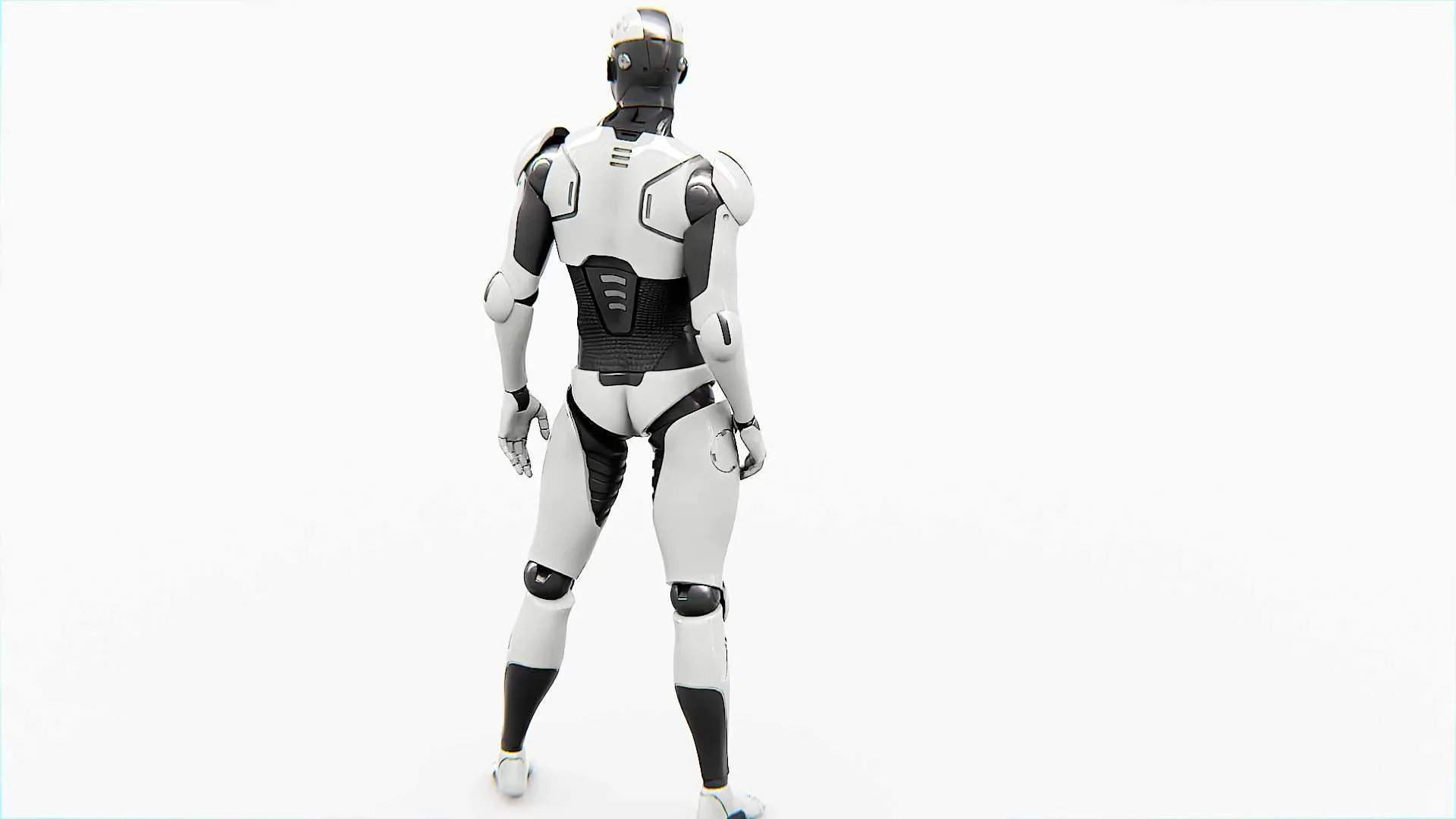 Android Cronosh V-2 Auto-Rig Pro Rigged For Mixamo, Unreal Engine - Unity