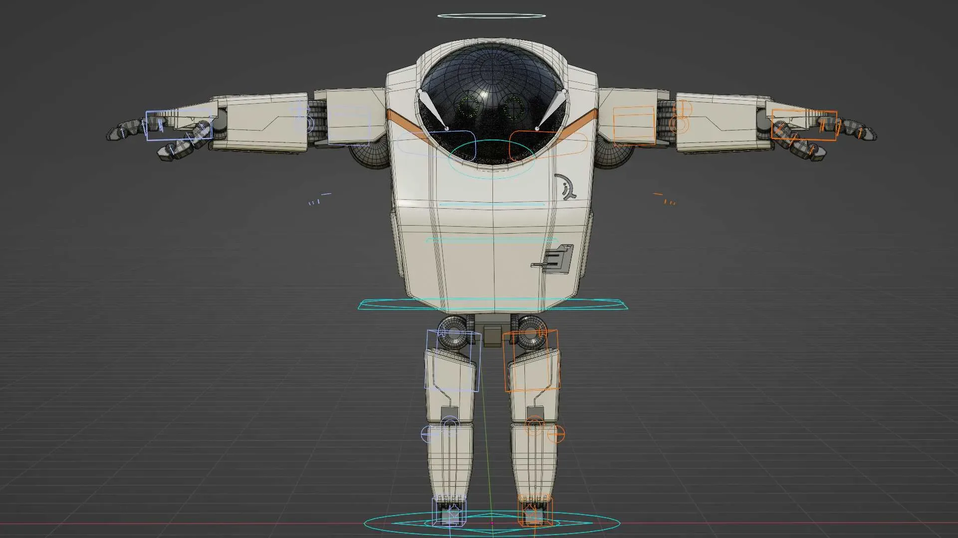 Next Gen Bot Auto-Rig Pro Rigged For Mixamo, Unreal Engine - Unity