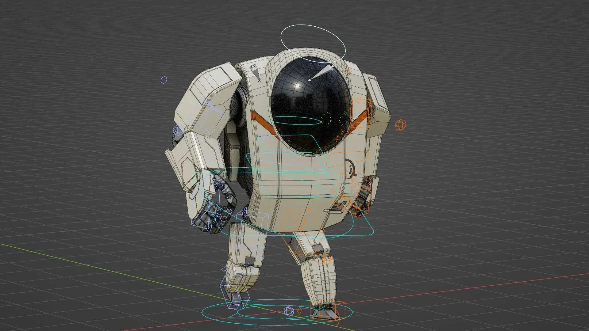 Next Gen Bot Auto-Rig Pro Rigged For Mixamo, Unreal Engine - Unity