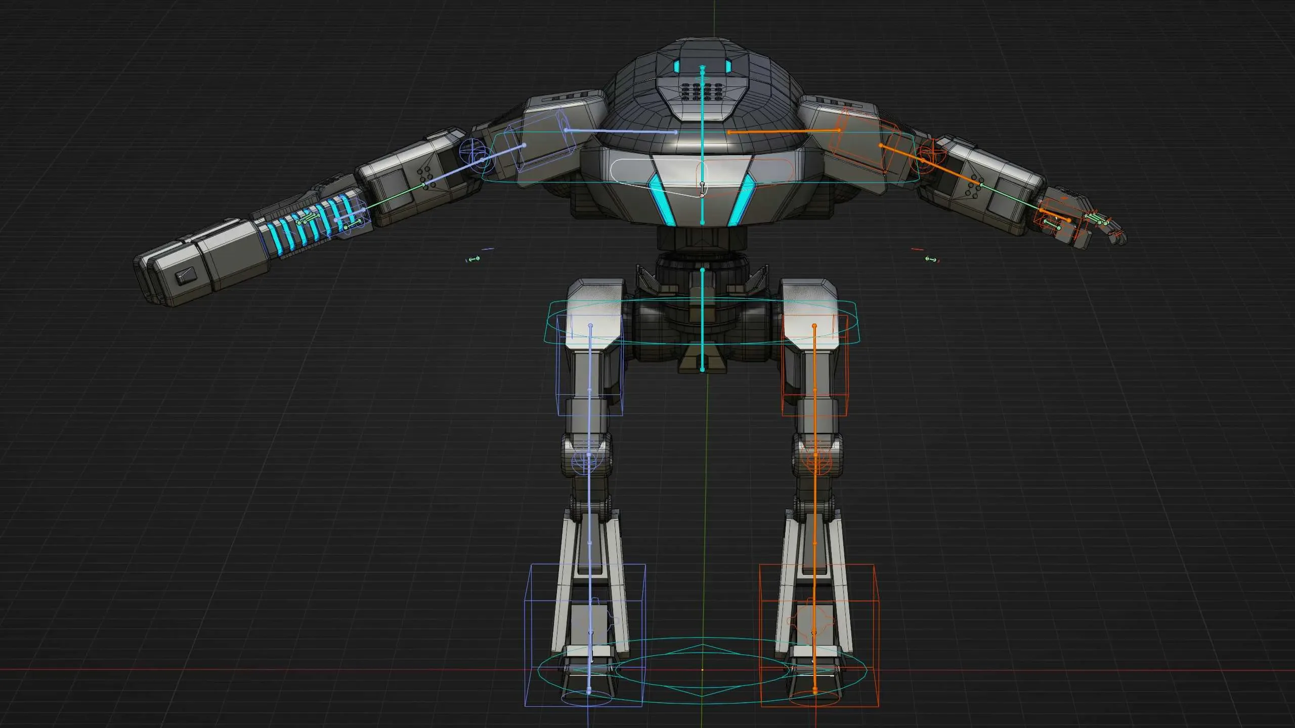 ROBOCOP Z-500 Auto-Rig Pro Rigged For Mixamo, Unreal Engine, Unity