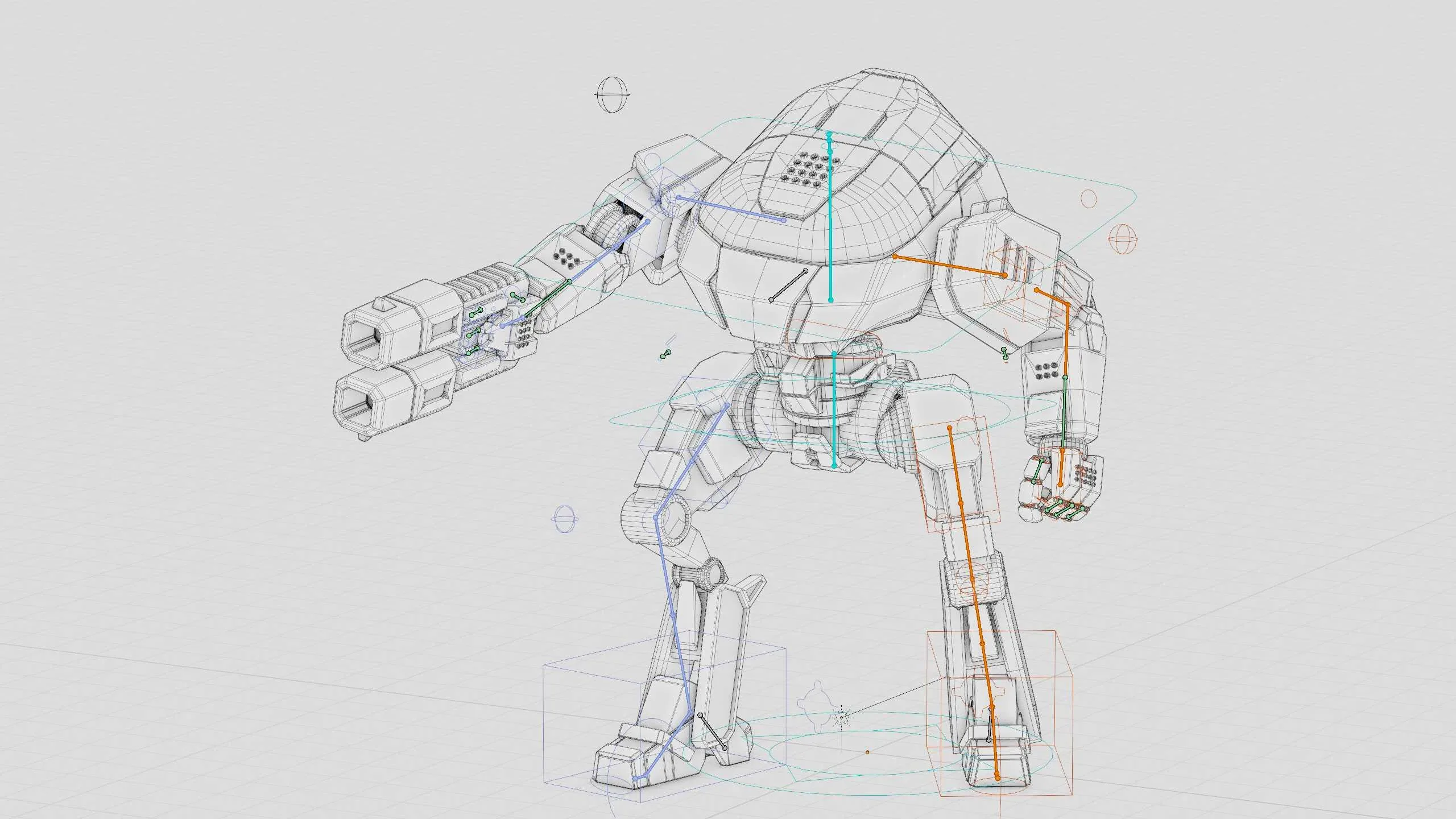 ROBOCOP Z-500 Auto-Rig Pro Rigged For Mixamo, Unreal Engine, Unity