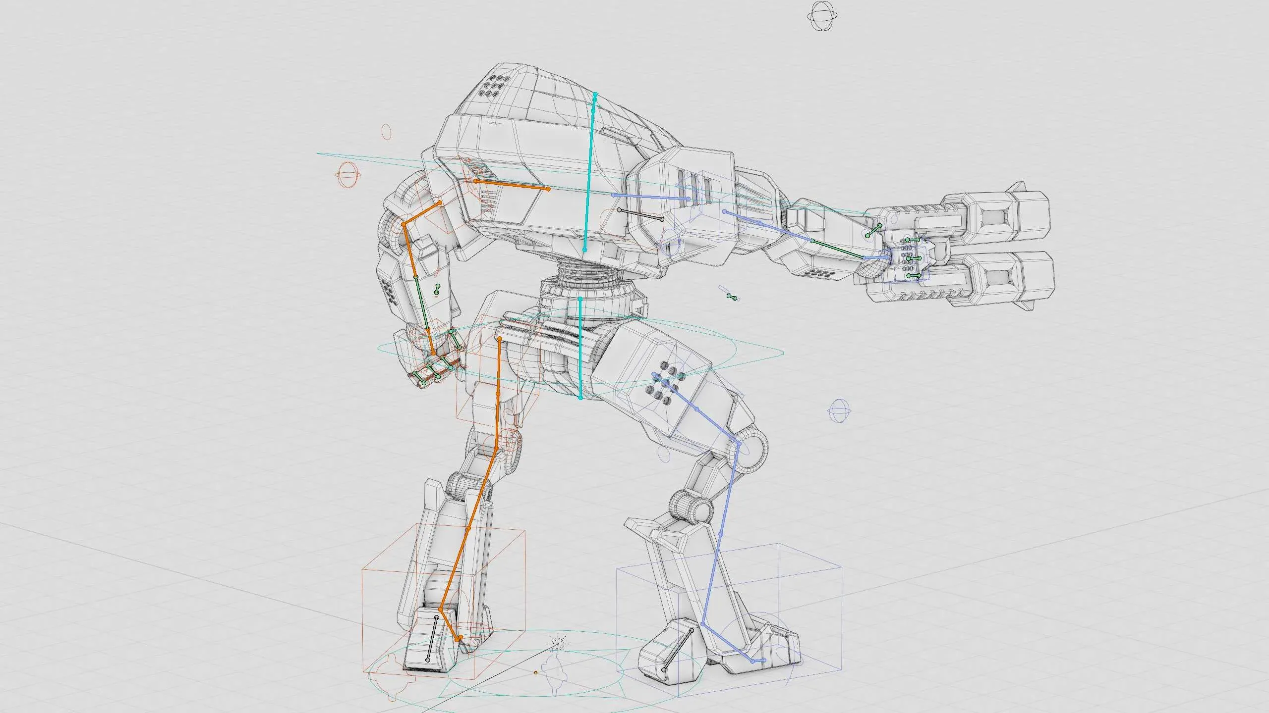 ROBOCOP Z-500 Auto-Rig Pro Rigged For Mixamo, Unreal Engine, Unity