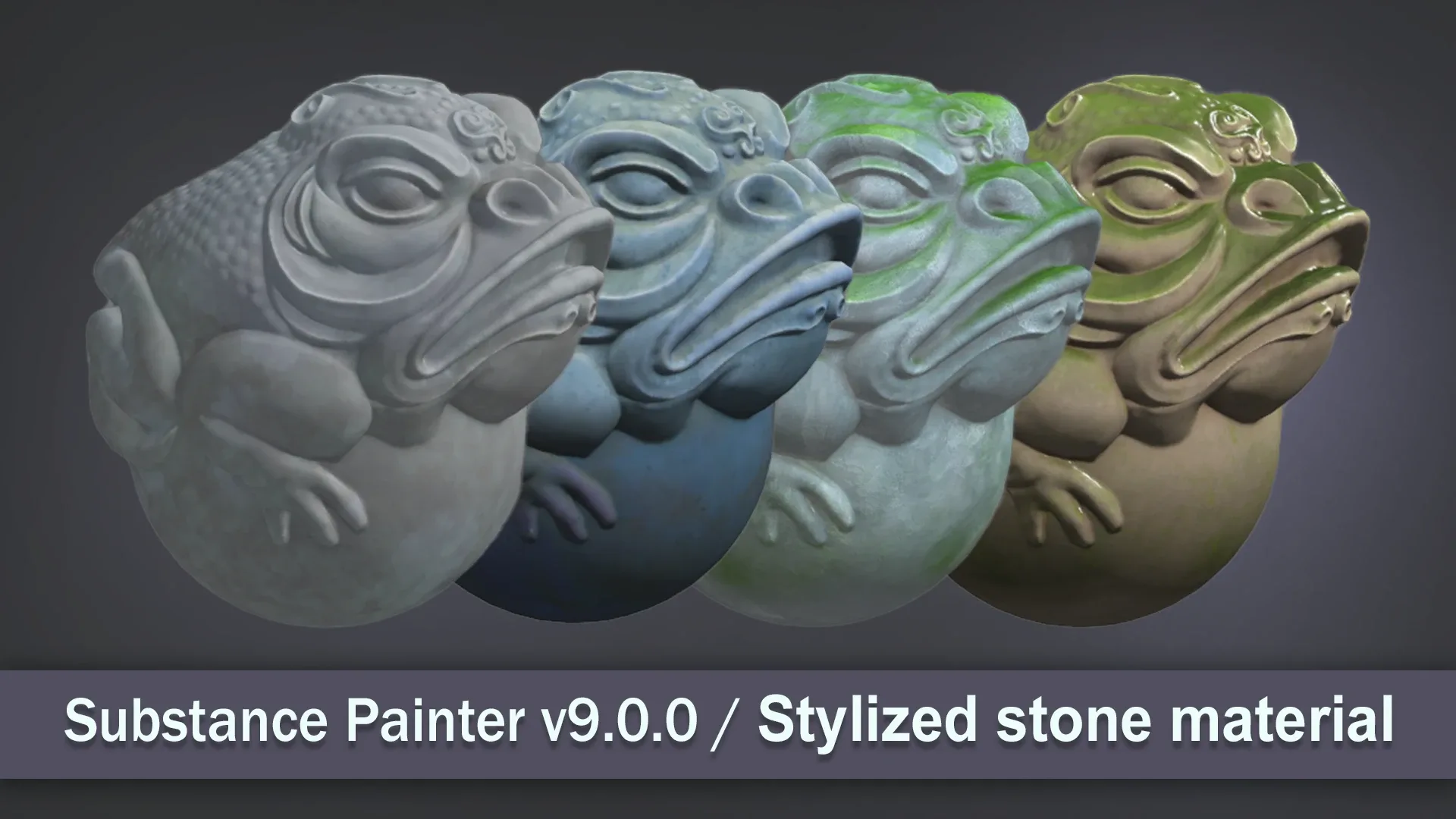 Stylized stone material