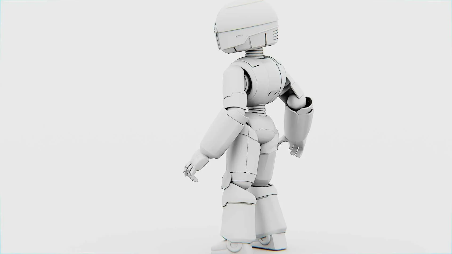 Toy Bot Auto-Rig Pro Rigged For Mixamo, Unreal Engine - Unity