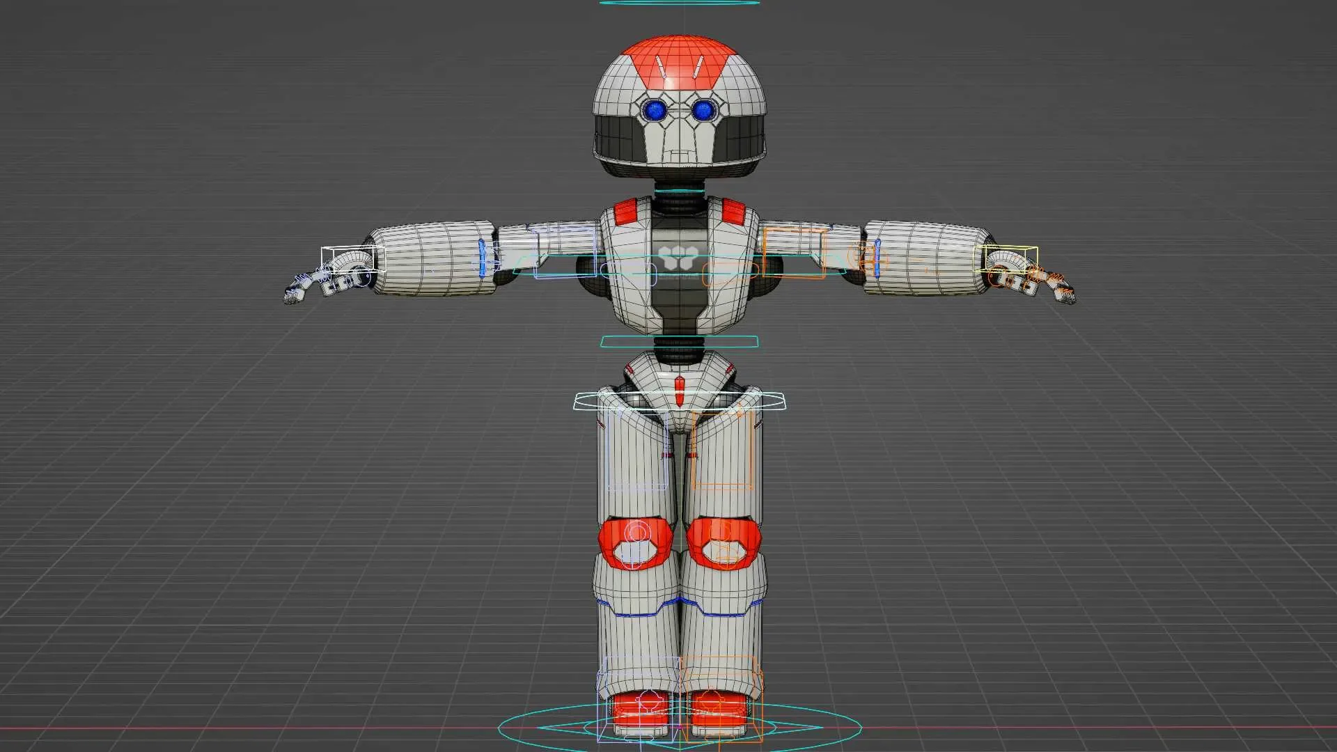 Toy Bot Auto-Rig Pro Rigged For Mixamo, Unreal Engine - Unity
