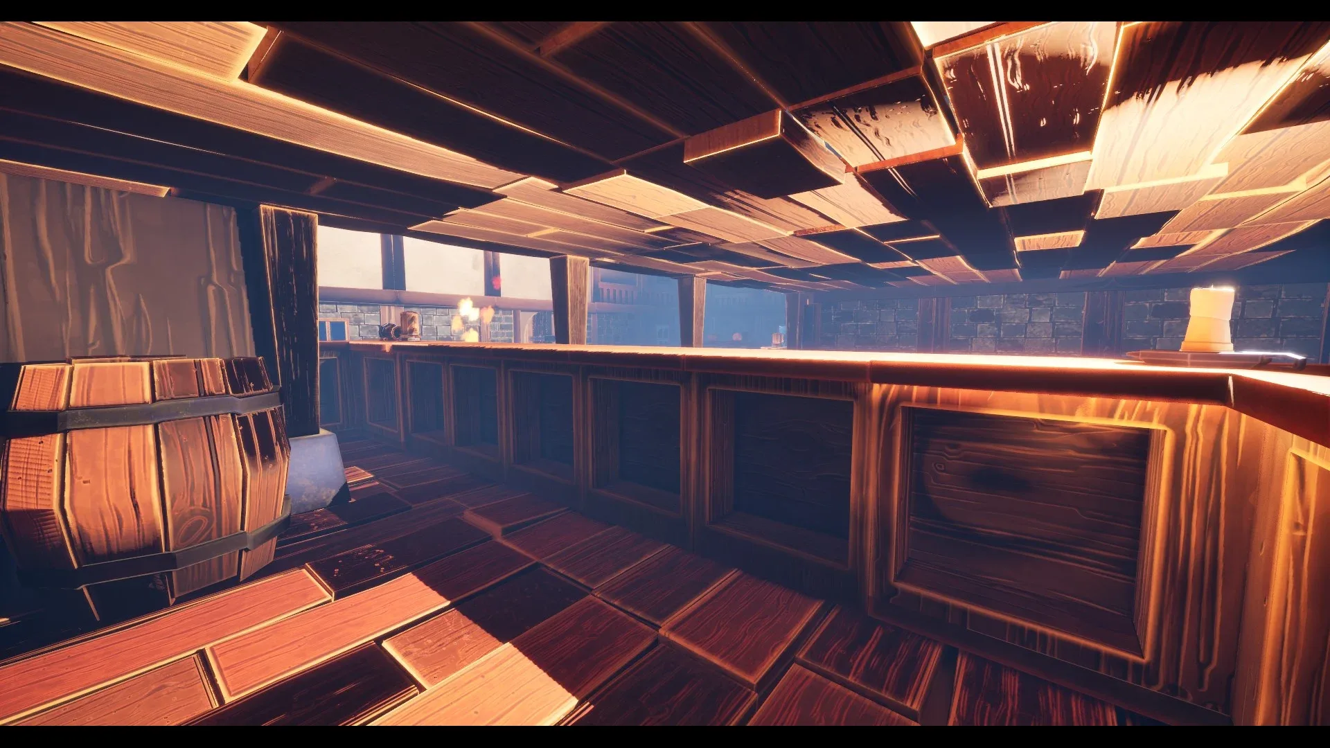 Stylized Modular Tavern Level Kit