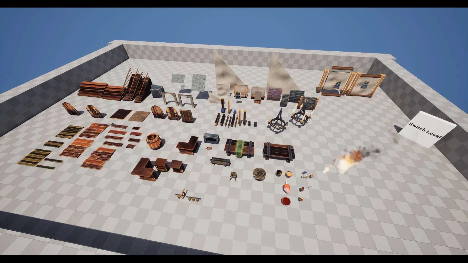 Stylized Modular Tavern Level Kit