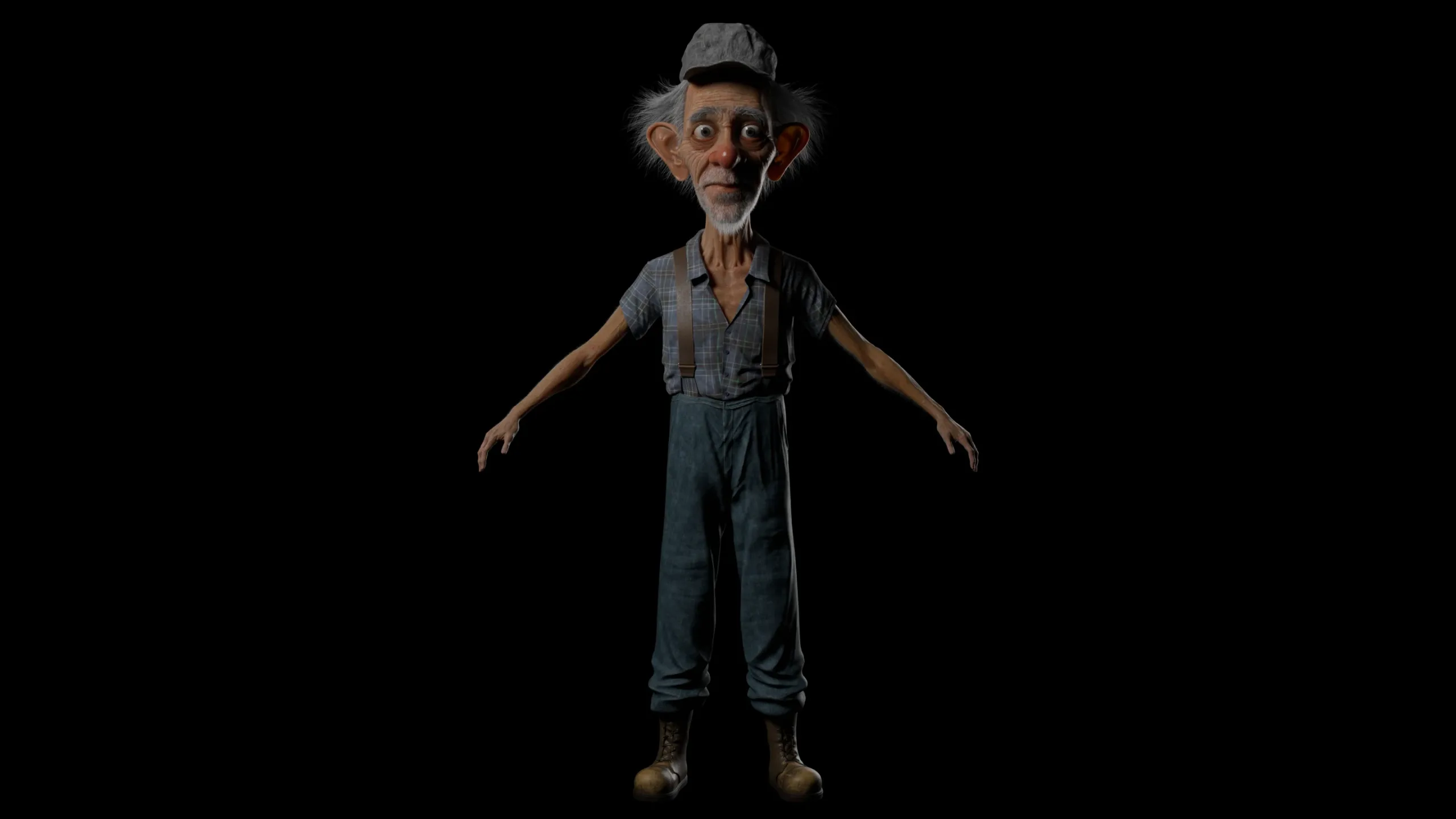 Old Stylized Character in Blender