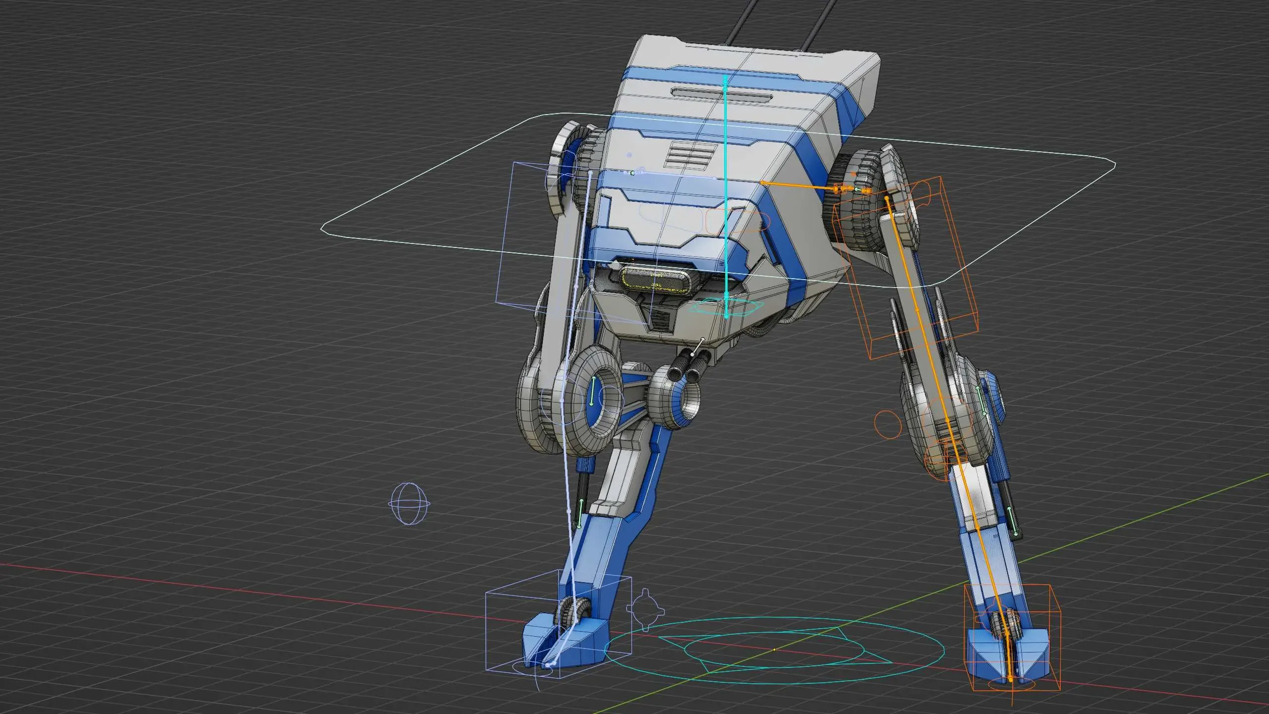 DINO ROBOT Auto-Rig Pro Rigged For Mixamo, Unreal Engine, Unity