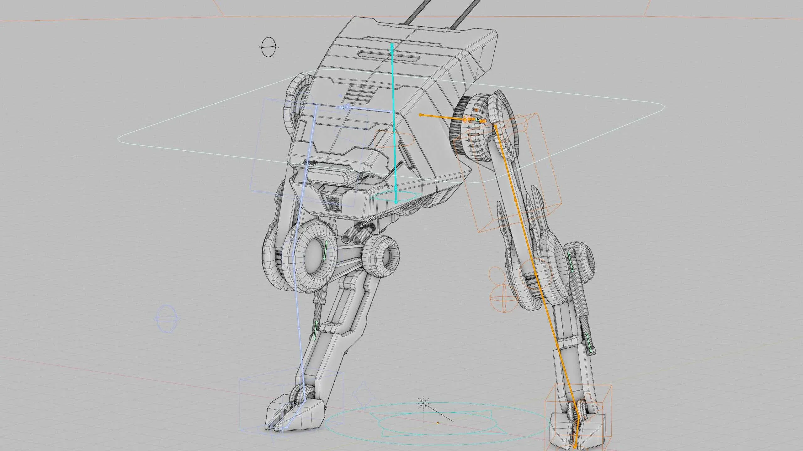 DINO ROBOT Auto-Rig Pro Rigged For Mixamo, Unreal Engine, Unity