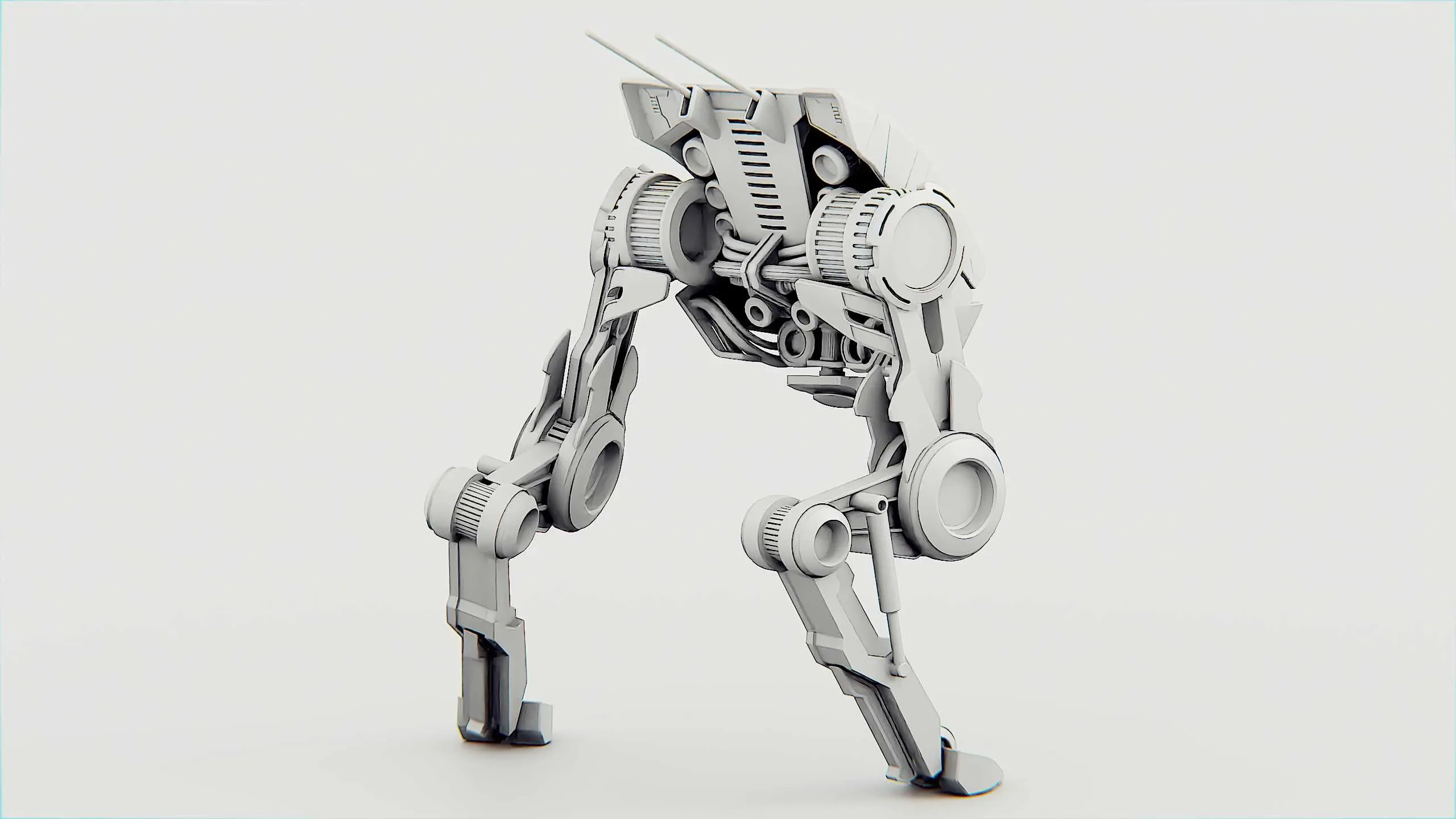 DINO ROBOT Auto-Rig Pro Rigged For Mixamo, Unreal Engine, Unity