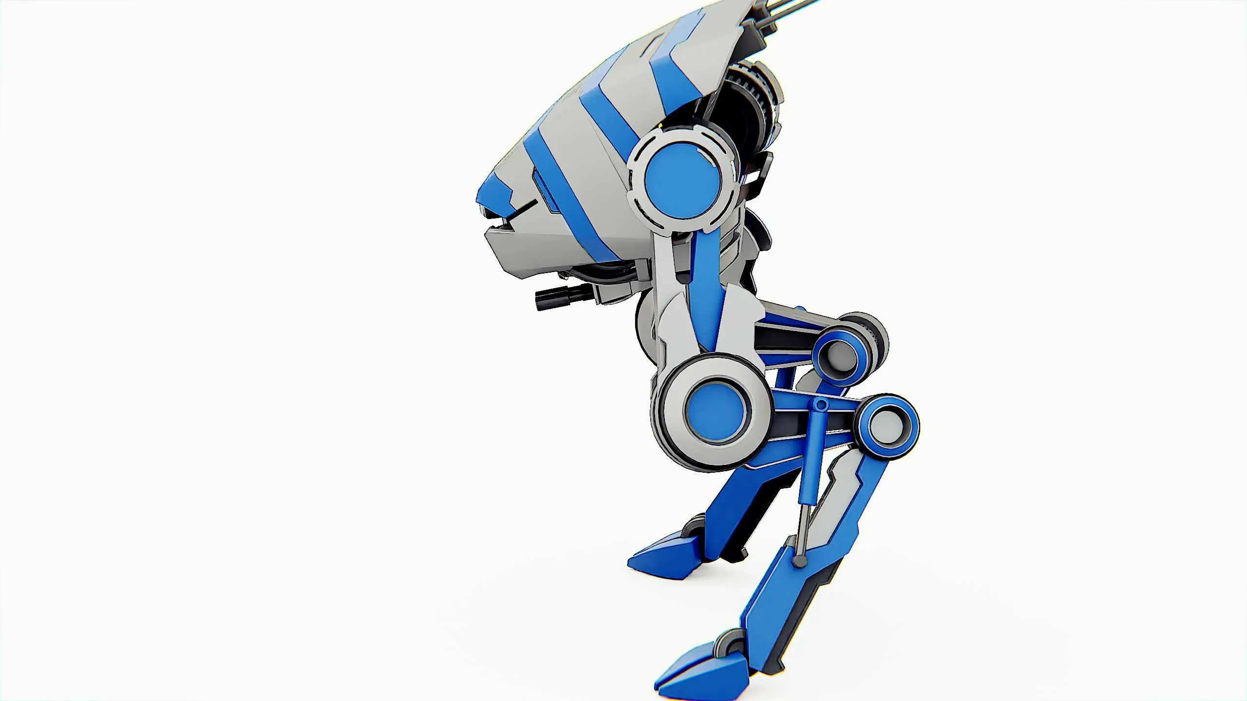 DINO ROBOT Auto-Rig Pro Rigged For Mixamo, Unreal Engine, Unity