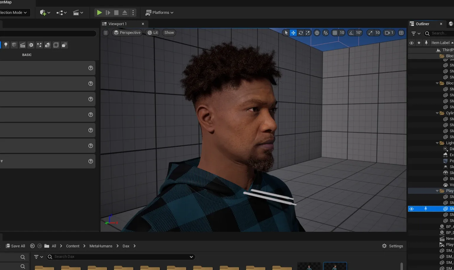 Hairstyle - Fade 006 (Hair for blender/ unreal engine / metahuman) Afro hair | Kinky hair | 4c Hair | African / African American Hair