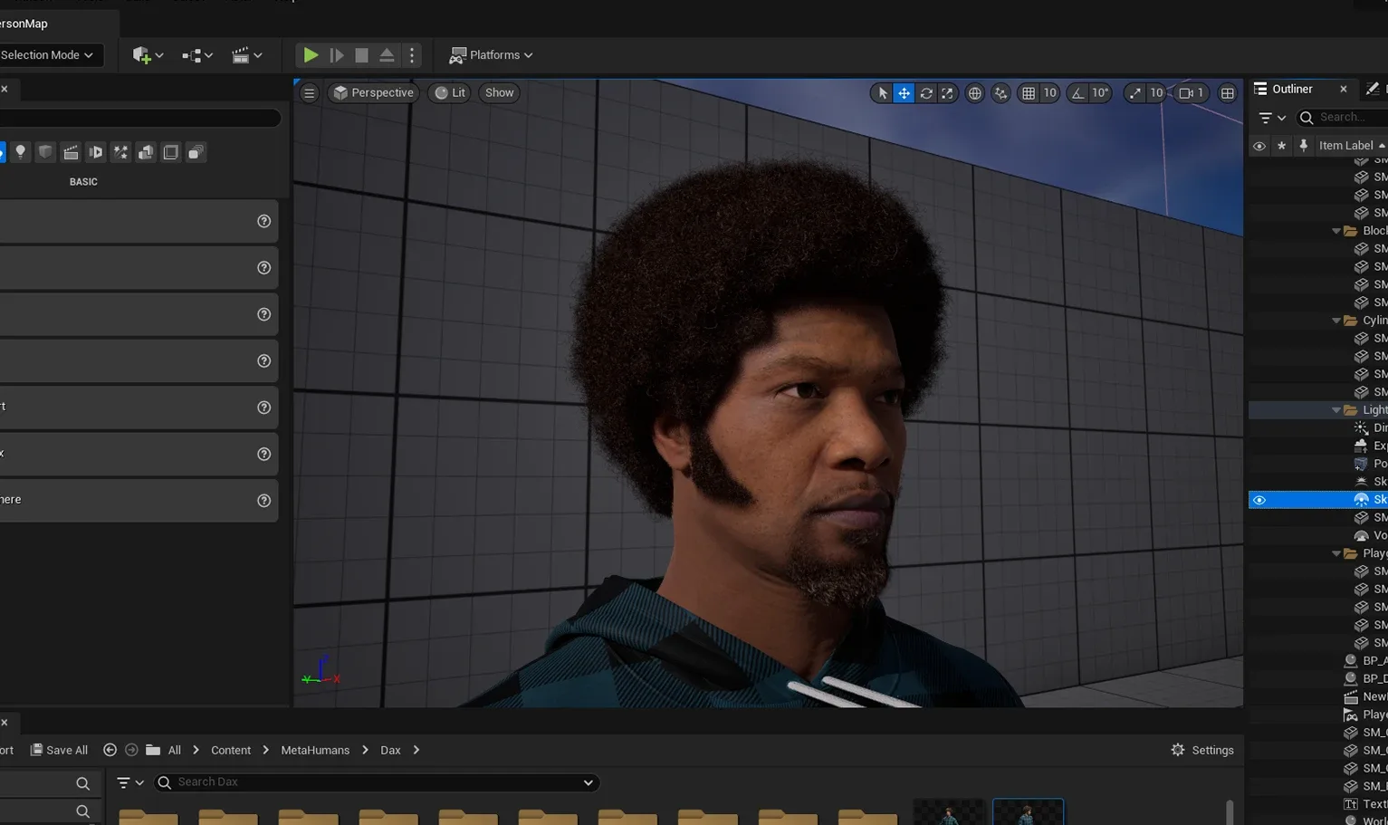 PixelHair Hairstyle - Afro 002 (Hair for blender/ unreal engine / metahuman) Afro hair | Kinky hair | 4c Hair | African / African American Hair