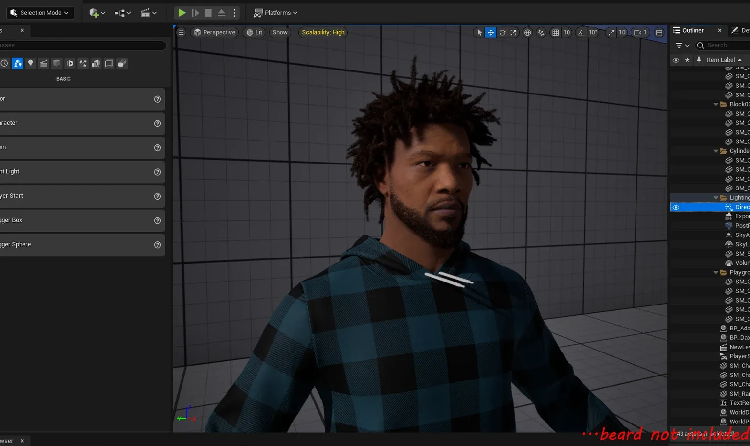 PixelHair Hairstyle - J.cole Dreads 003 (Hair for blender/ unreal engine / metahuman) Afro hair | Kinky hair | 4c Hair | African / African American Hair