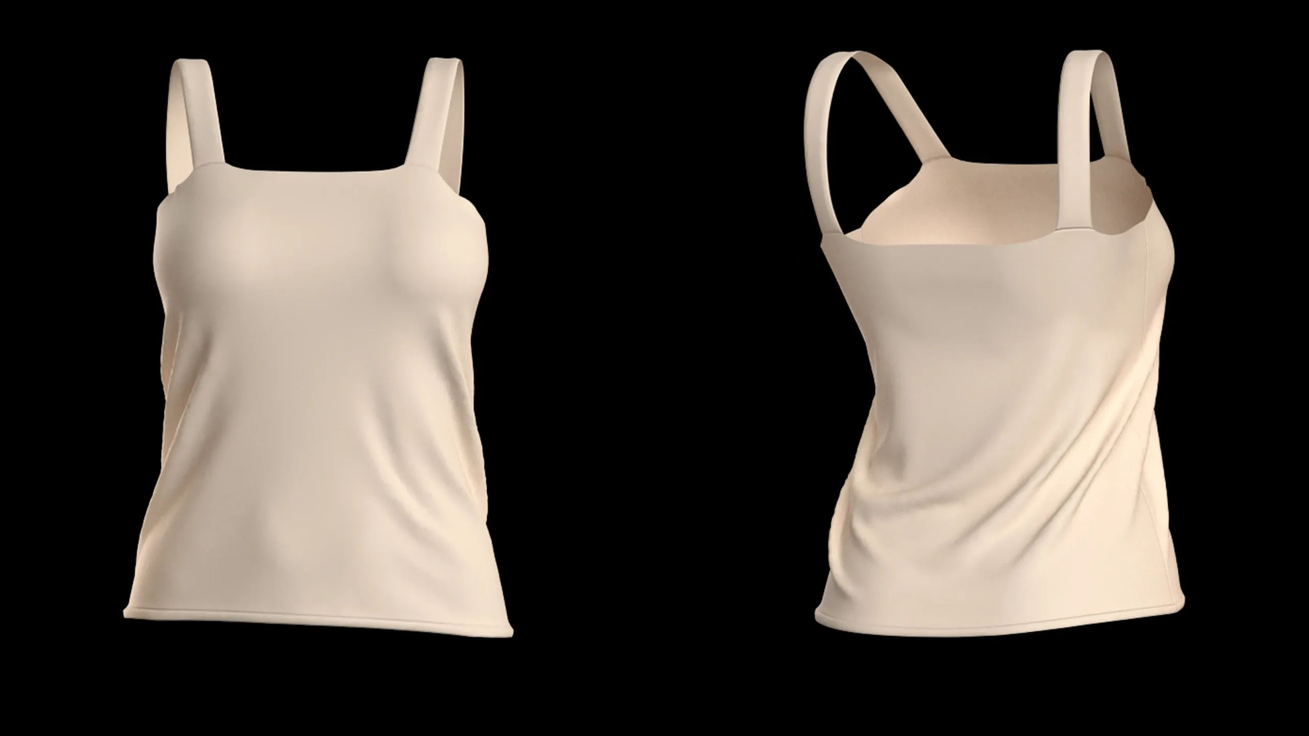 Women's Tops with different necklines+ Zprj +Obj + Fbx